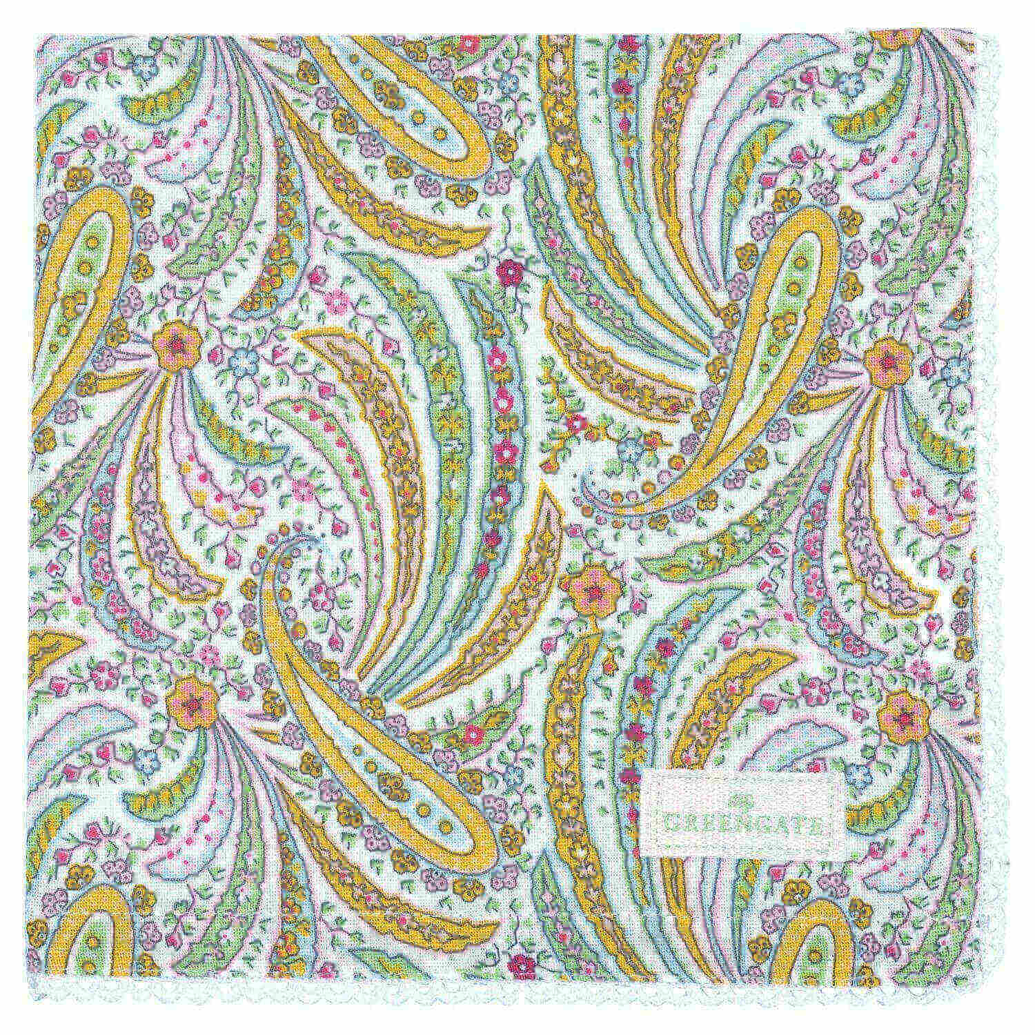 Stoffserviette mit Spitze "Elva" - 40x40 cm (Pale Pink)