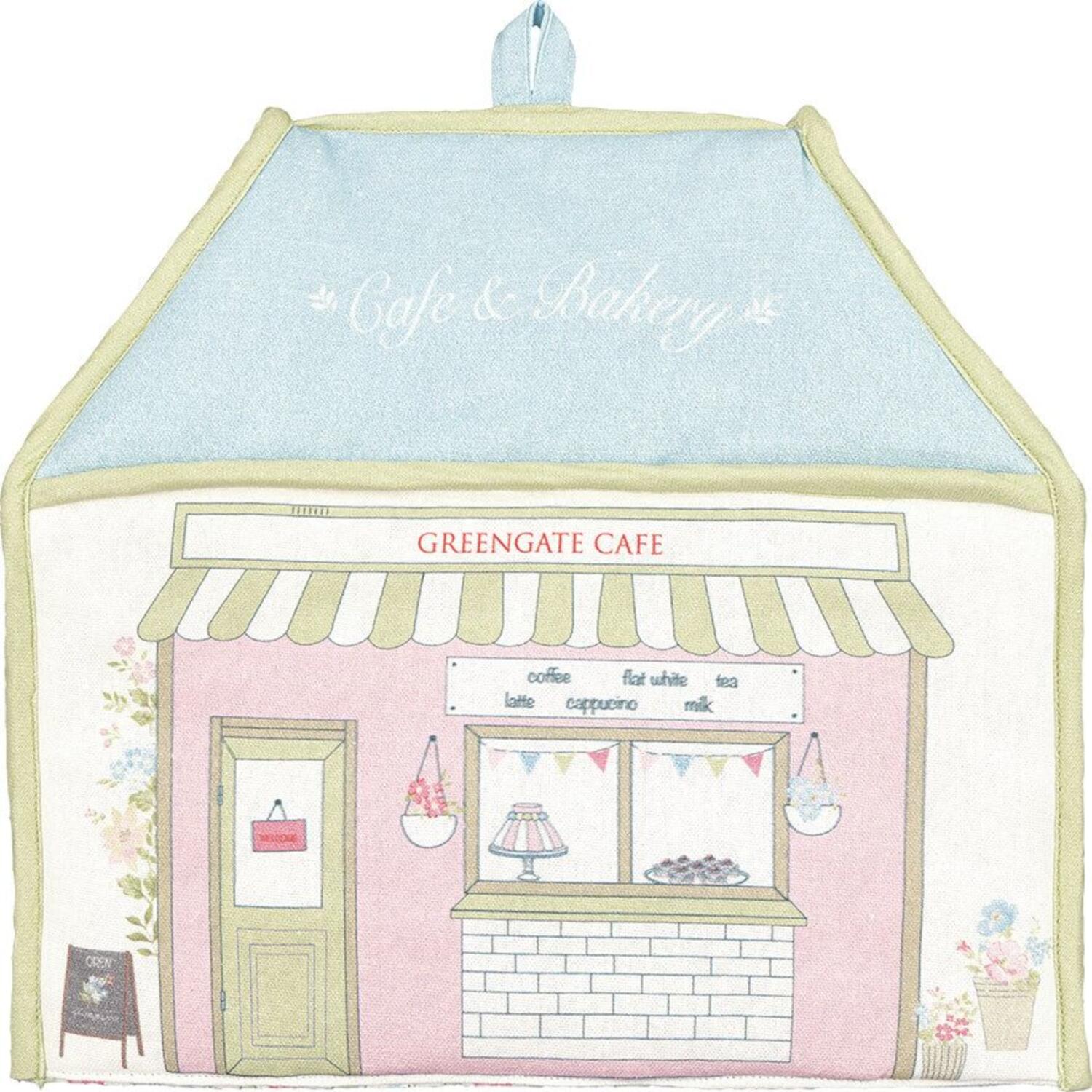 Baumwoll-Teewärmer "Josefina" - 28x6 cm (Cafe White)