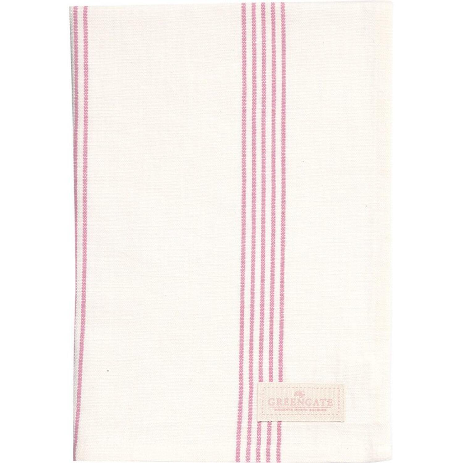 Baumwoll-Geschirrtuch "Gladys" - 70x50 cm (Pale Pink)