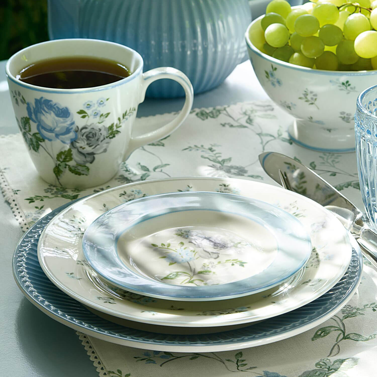 Dessertteller "Alice" - 17,5 cm (Sky Blue) GreenGate