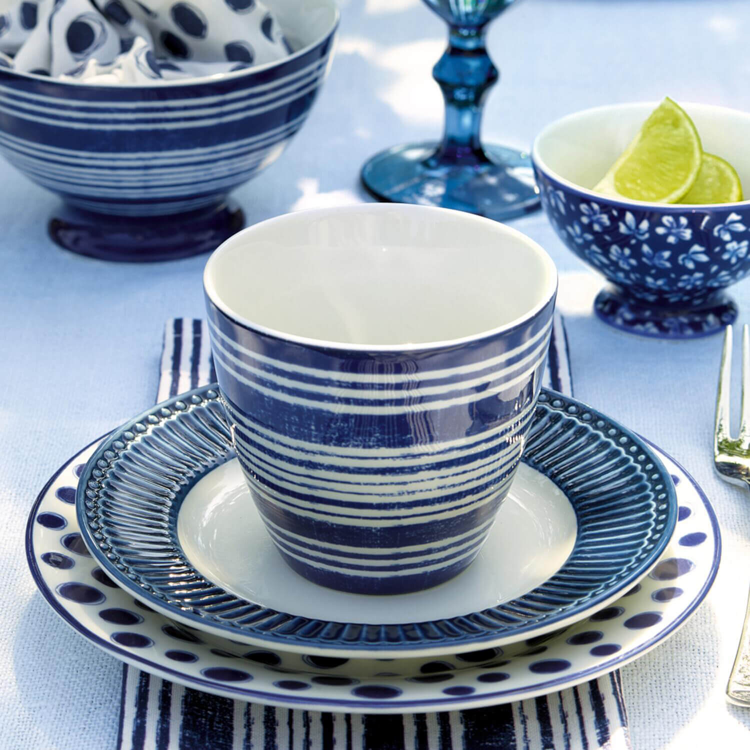 Dessertteller "Alice" - 17,5 cm (Dark Blue)