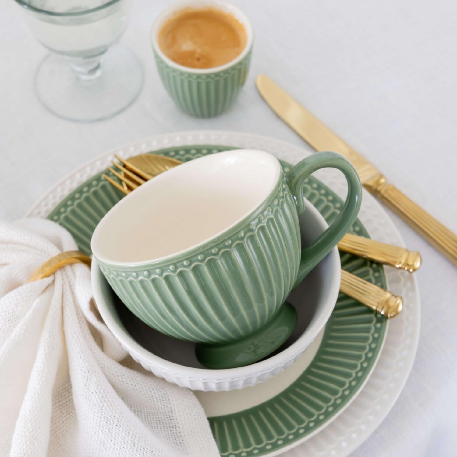 Dessertteller "Alice" (Dusty Green)