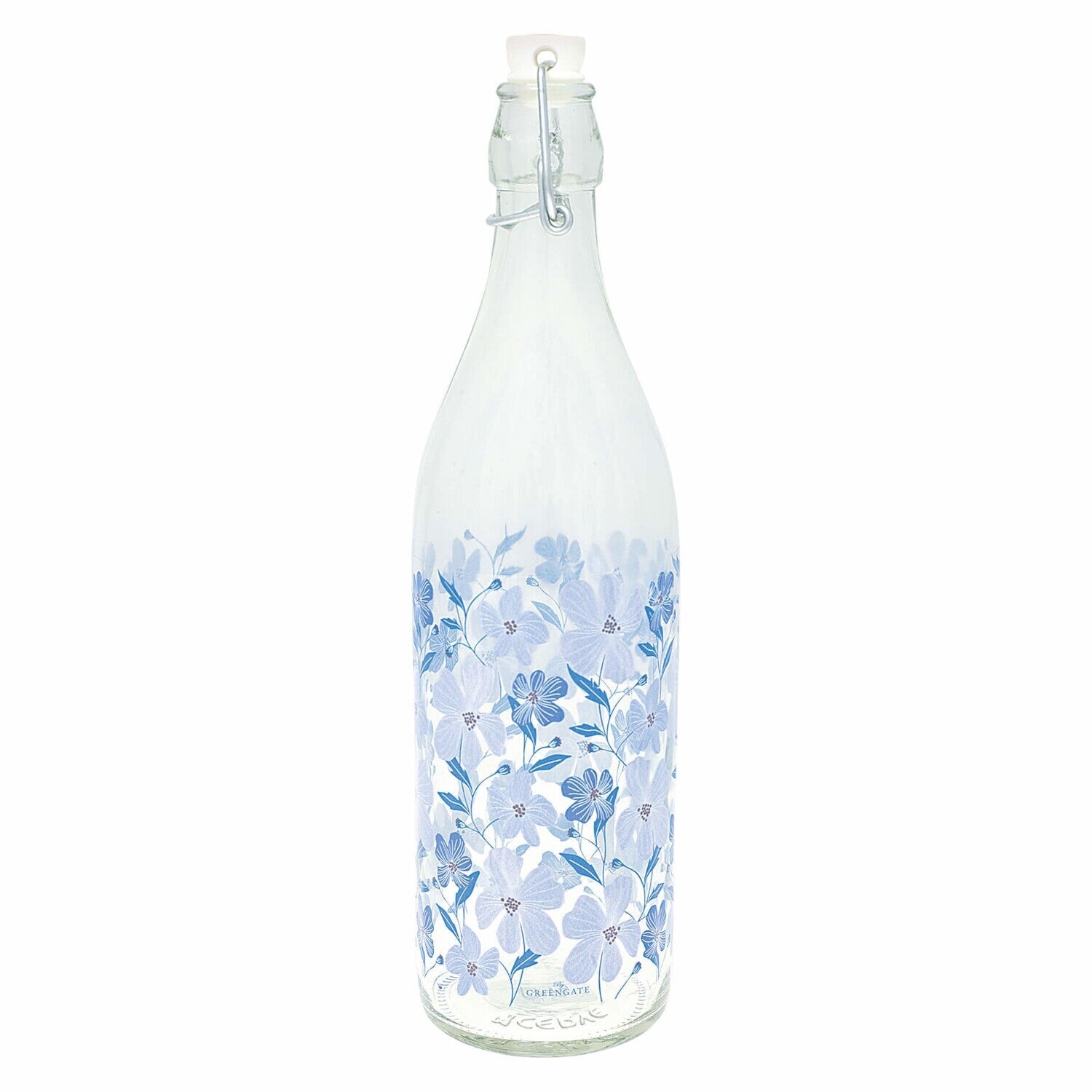 Glasflasche mit Bügelverschluss "Laerke" (White)