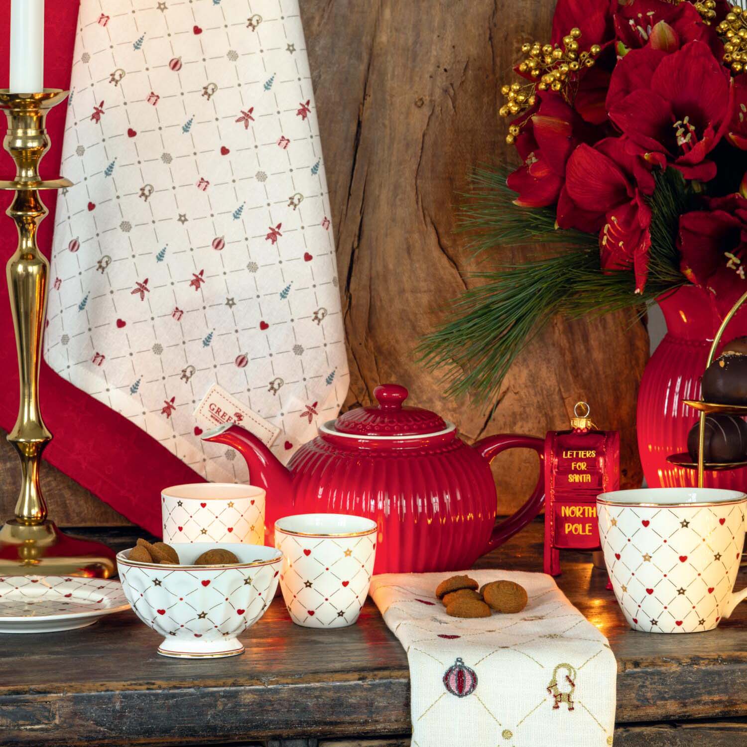 Glasornament "Postbox" - 11,5 cm (Rot) GreenGate