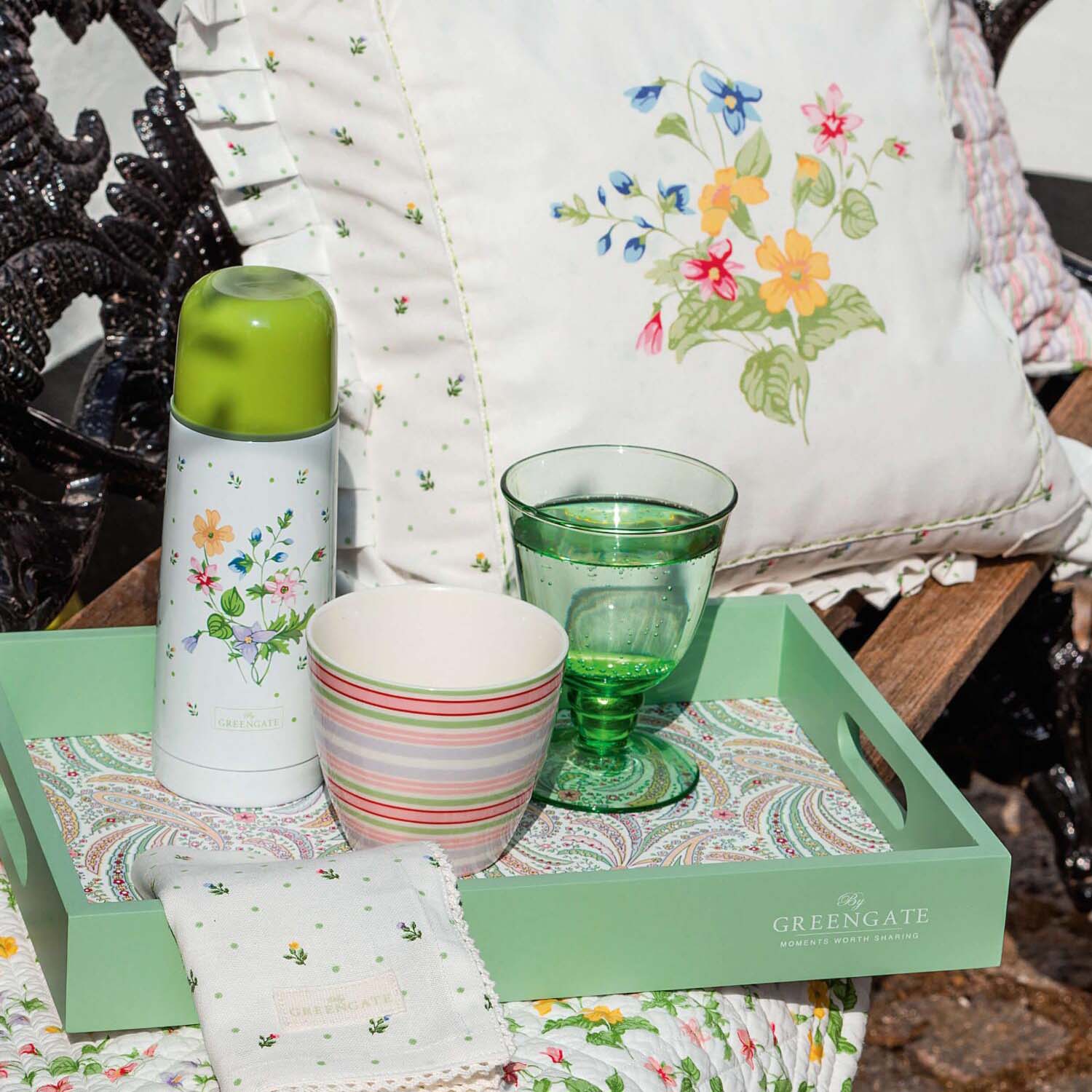 Tischset rechteckig "Karolina" (White)