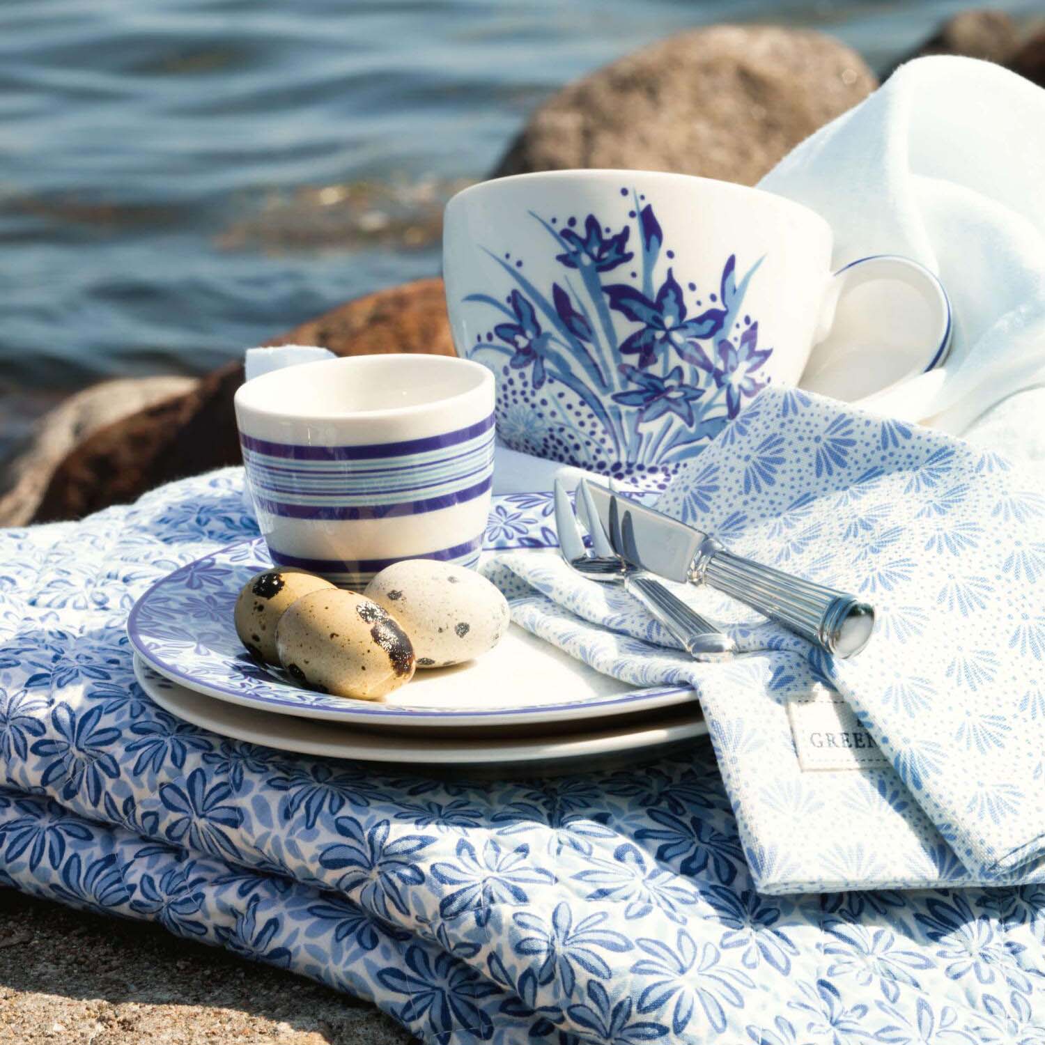 Latte Cup "Kristel" (Blue)