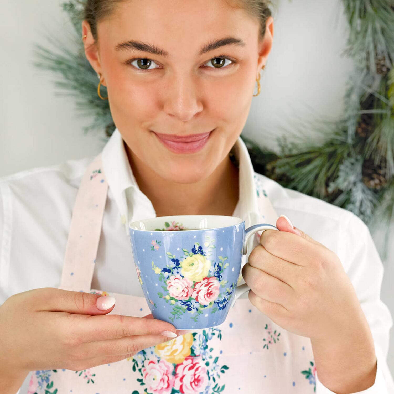 Henkeltasse "Laura" (Dusty Blue)