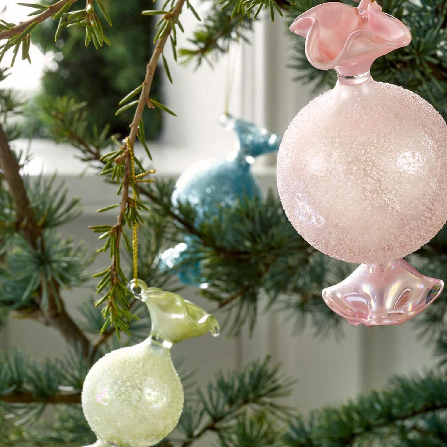 Deko-Anhänger "Candy Bonbon" Pale Green Groß