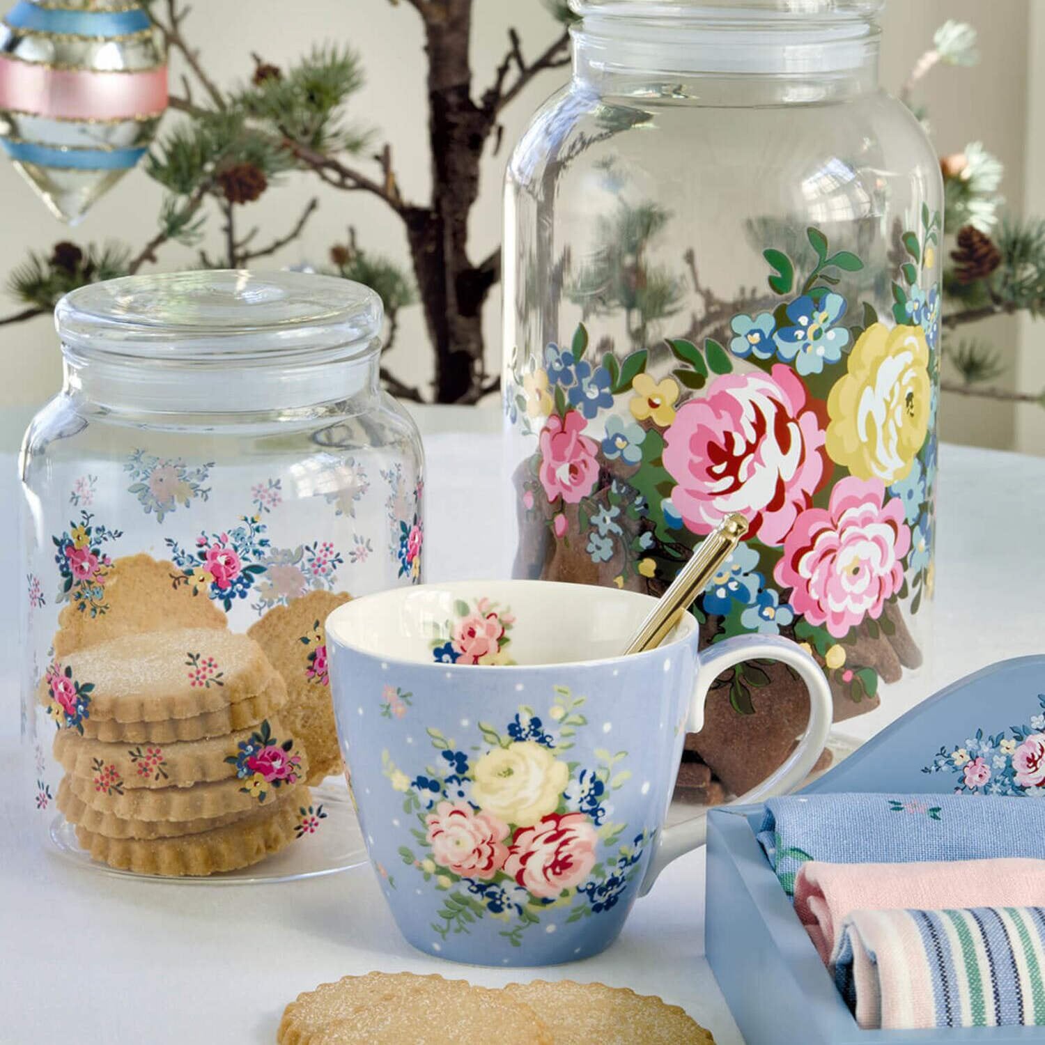 Henkeltasse "Laura" (Dusty Blue)