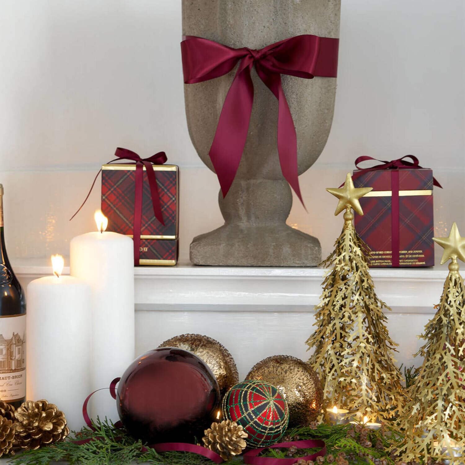 Weihnachtskugel "Crystal" - Extragroß (Braun)