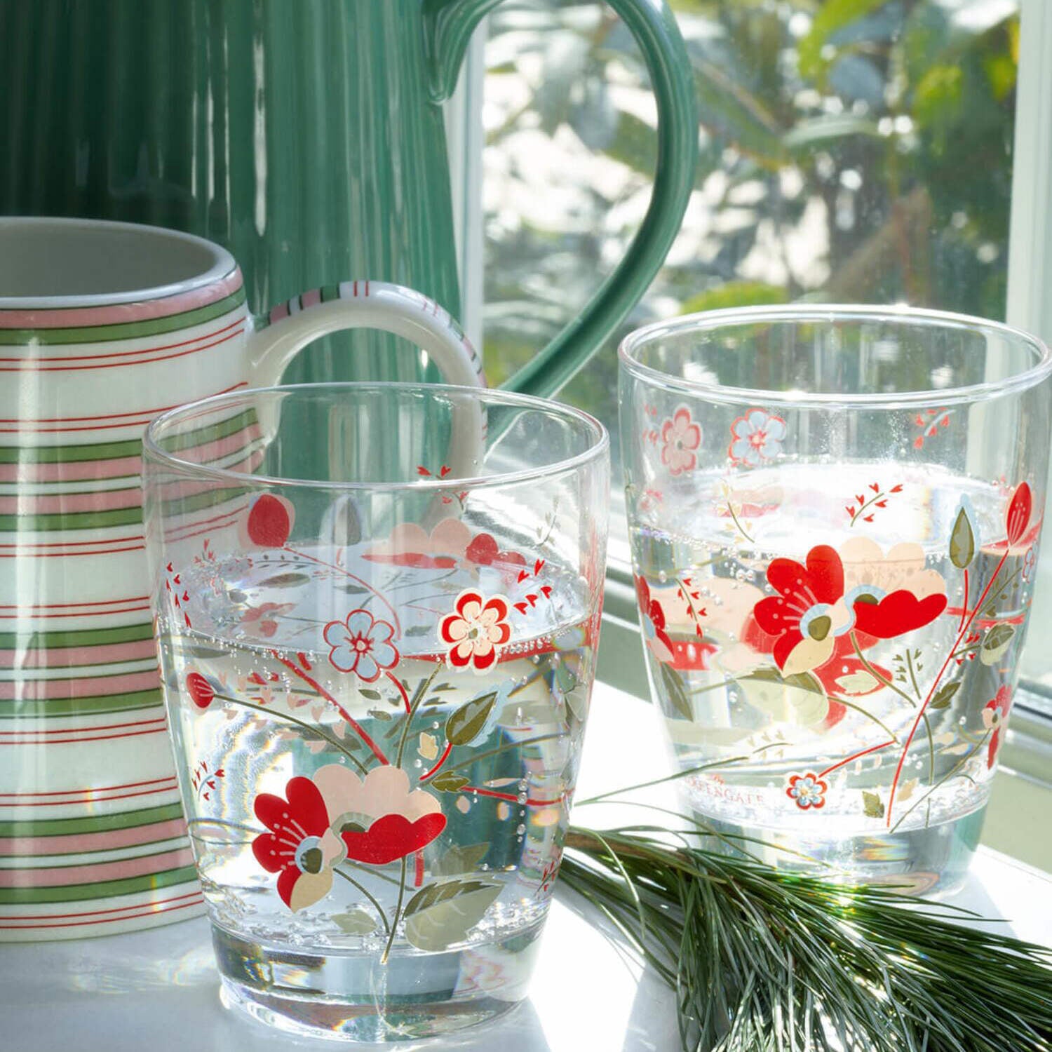 Wasserglas "Mozy" (Pale Pink)