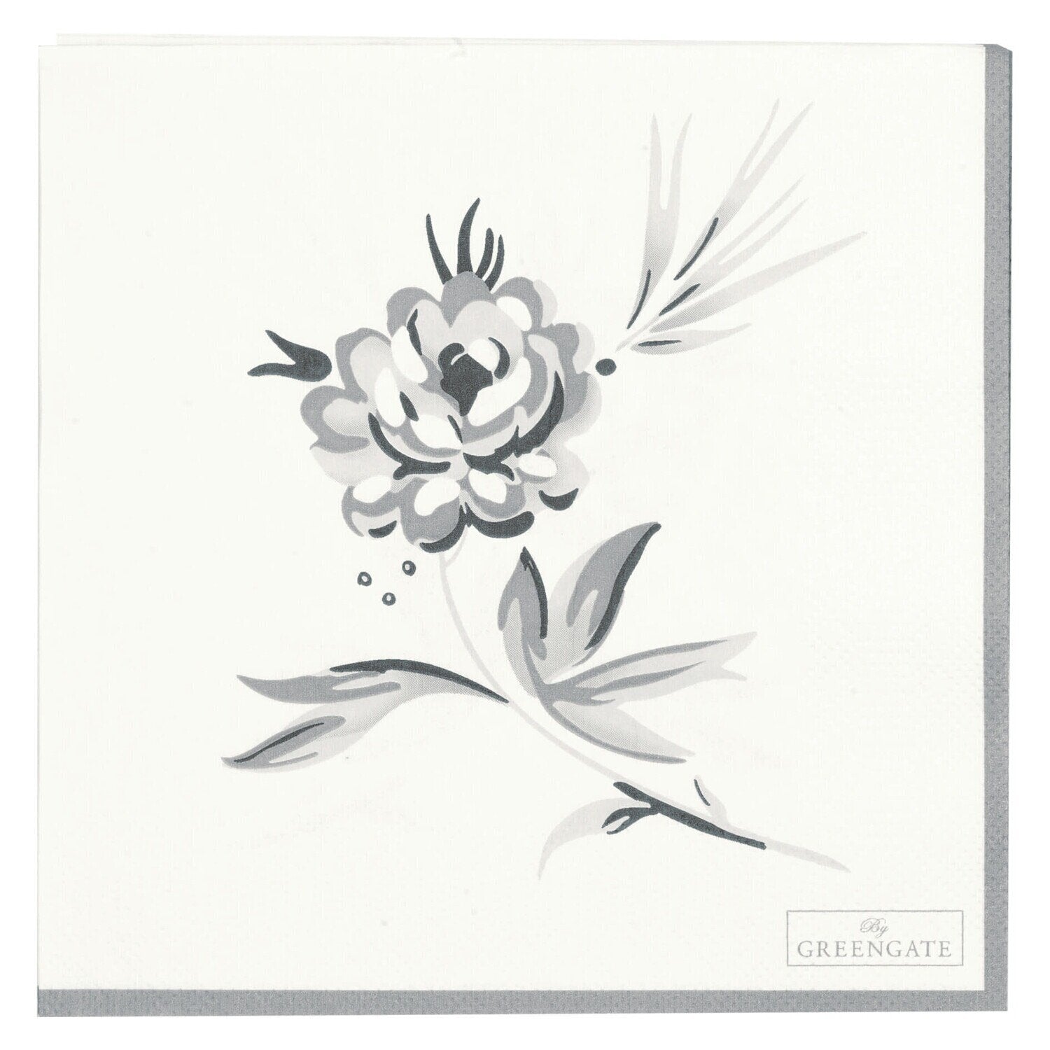 Papierservietten "Aslaug" - Groß (White)
