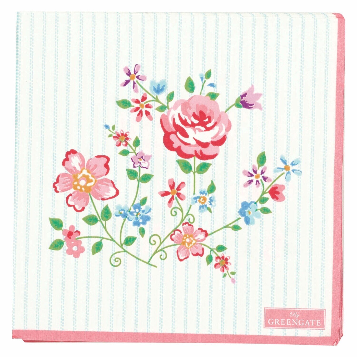 Papierservietten "Columbine" - Groß (White) GreenGate