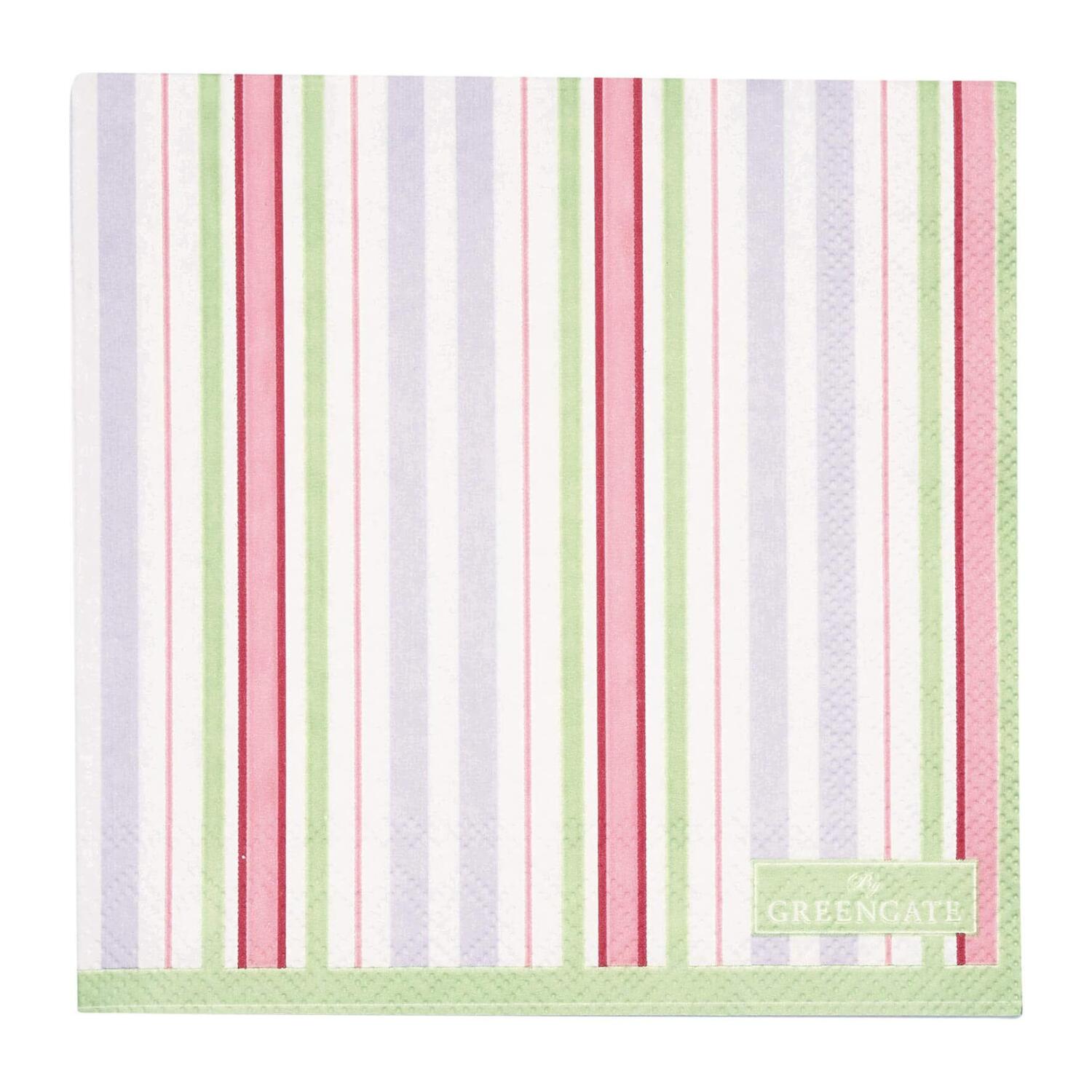 Papierservietten "Evelina" - 25x25 cm (White) GreenGate