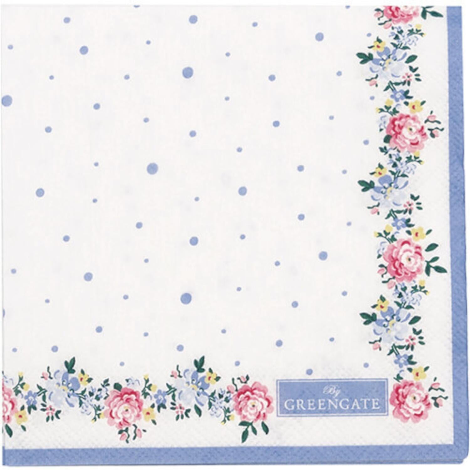 Papierservietten im 20er-Set "Laura Petit" - 25x25 cm (White)