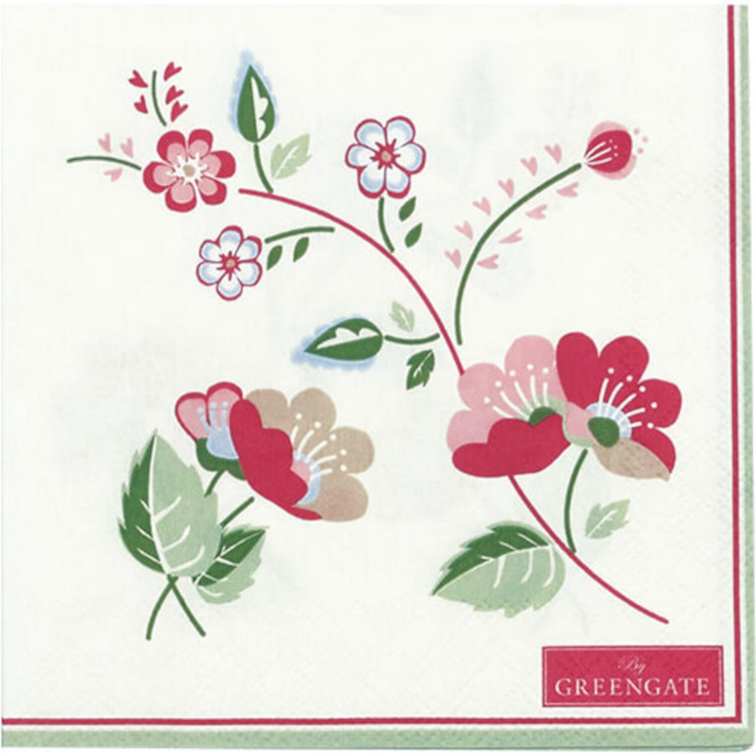 Papierservietten im 20er-Set "Mozy" - 25x25 cm (Pale Pink)
