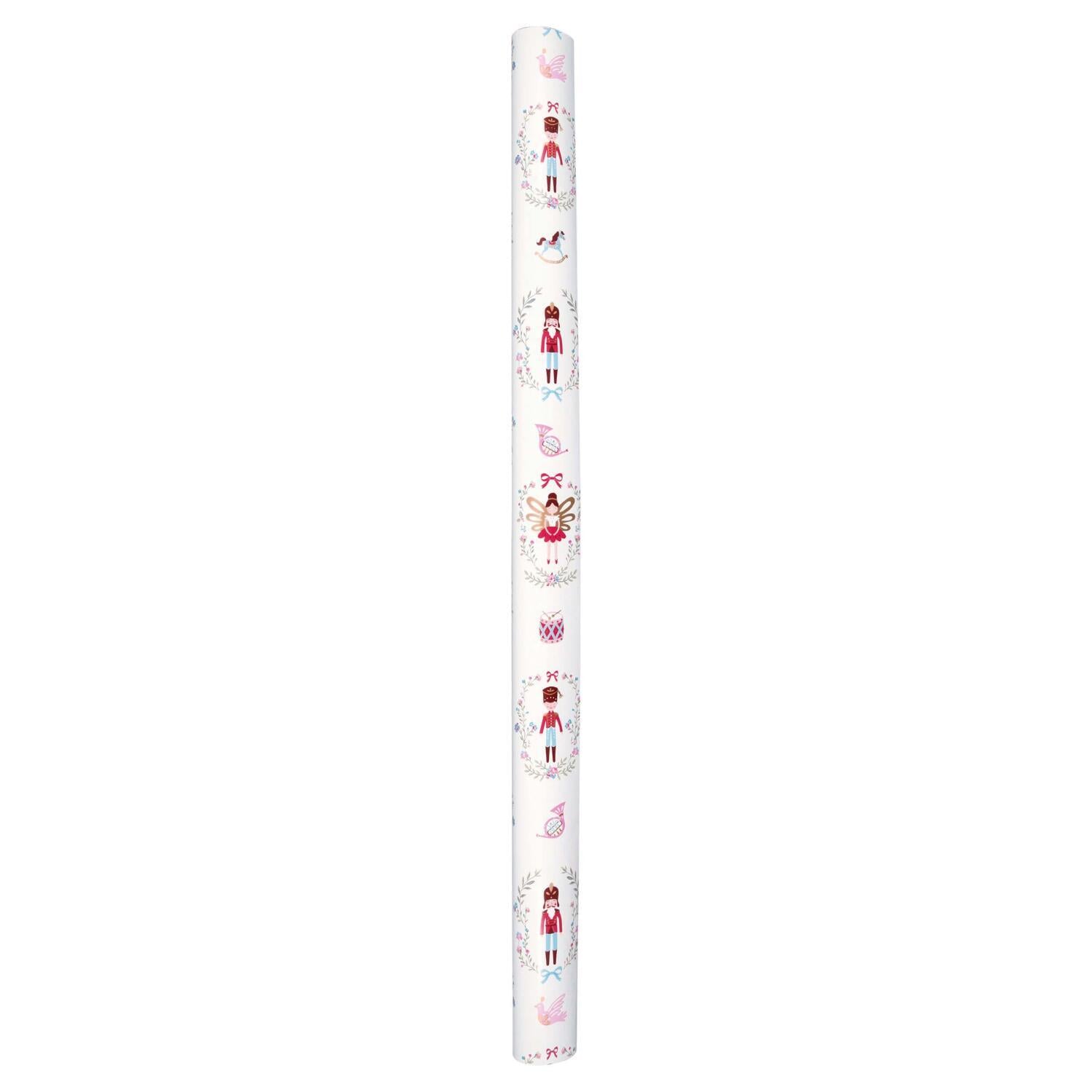 Geschenkpapier "Cindarella" - 6 m (Weiß)