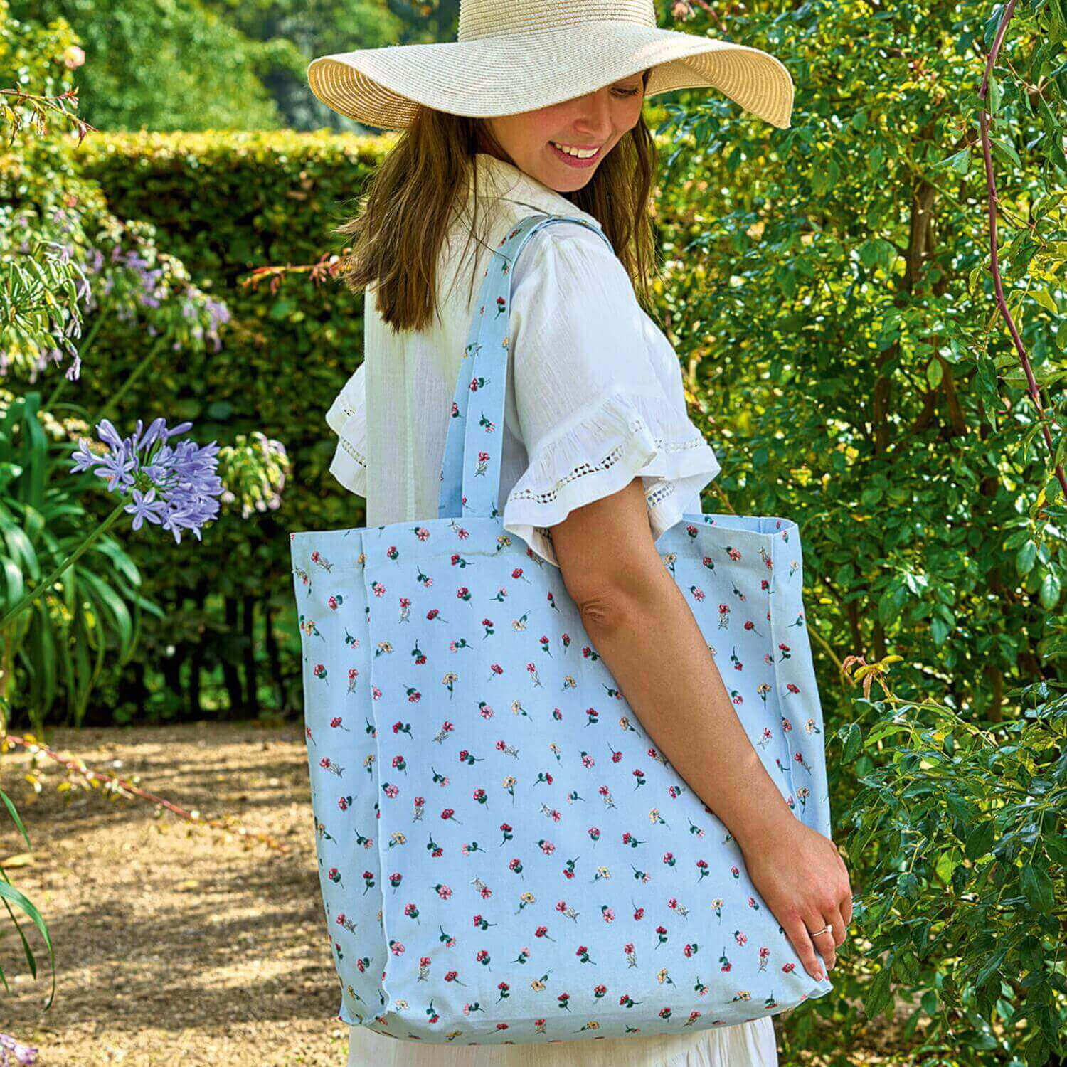 Tragetasche "Lianca" - 44x43 cm (Pale Blue)