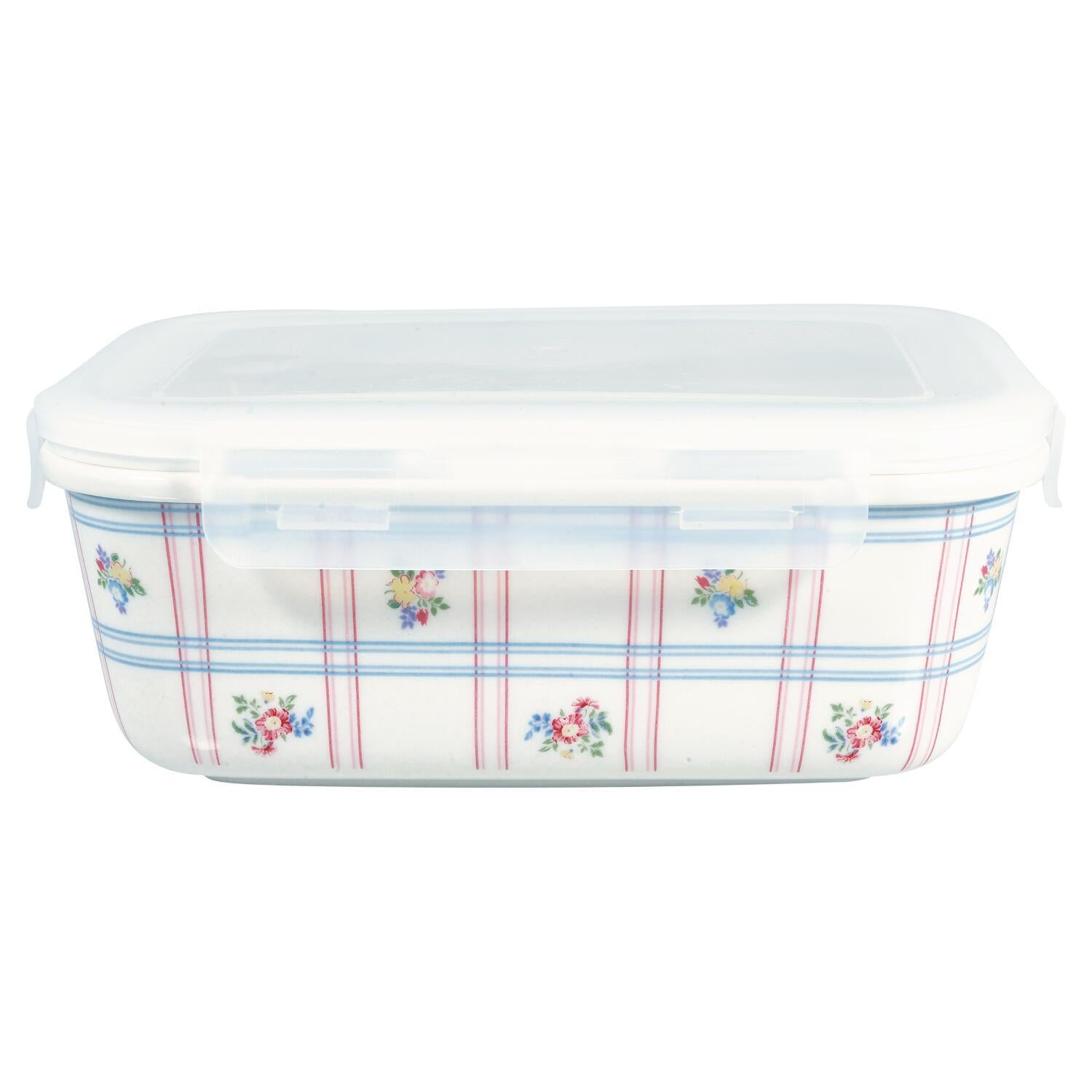 Vorratsdosen aus Porzellan 2er-Set "Gaby" - 20x15x8 cm (White)