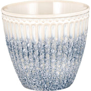 Latte Cup "Alice" - 10x9 cm (Ripple Blue)