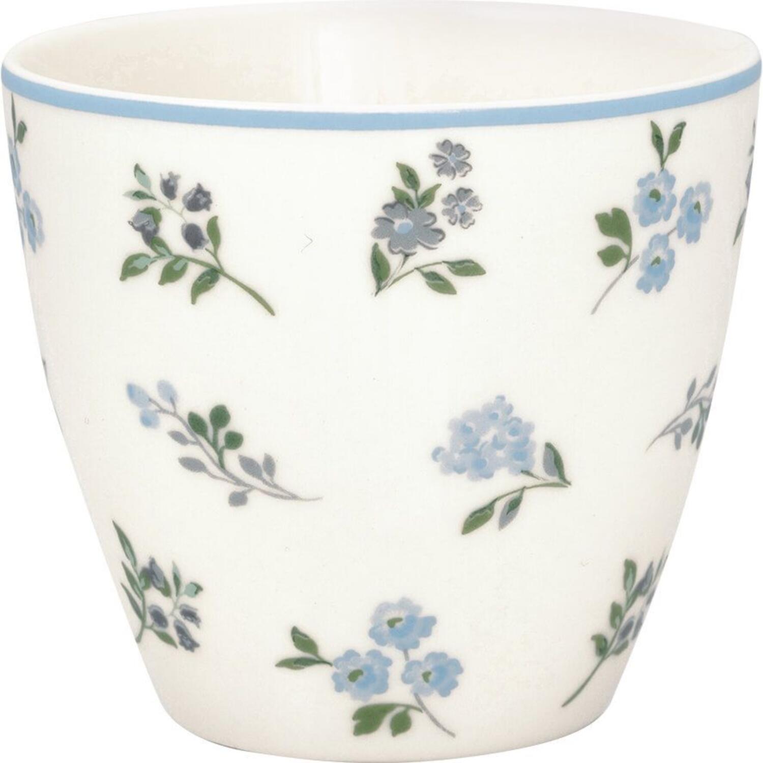 Latte Cup "Christina" - 10x9 cm (Weiß)