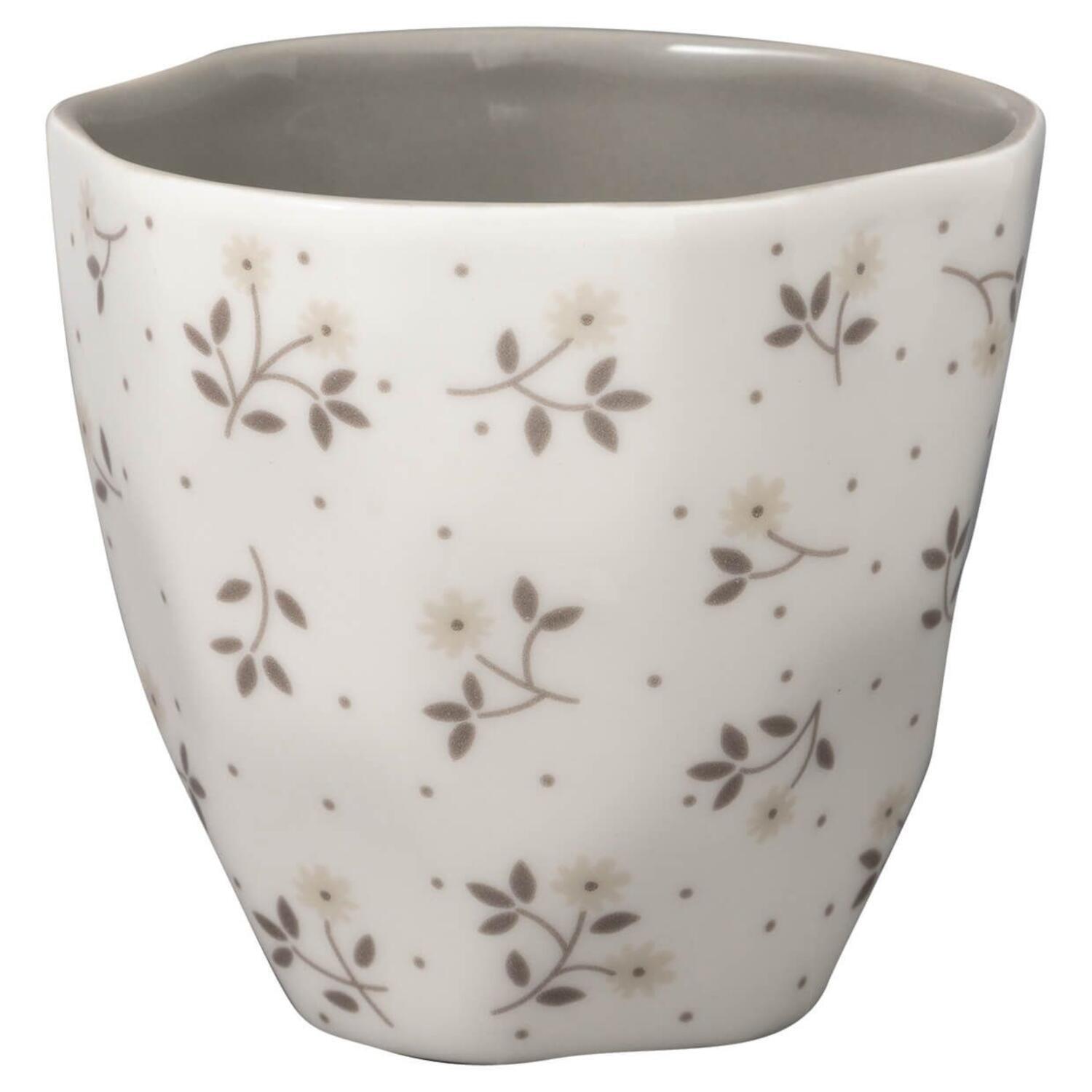 Latte Cup "Elements Eileen" - 10x9 cm (Weiß)