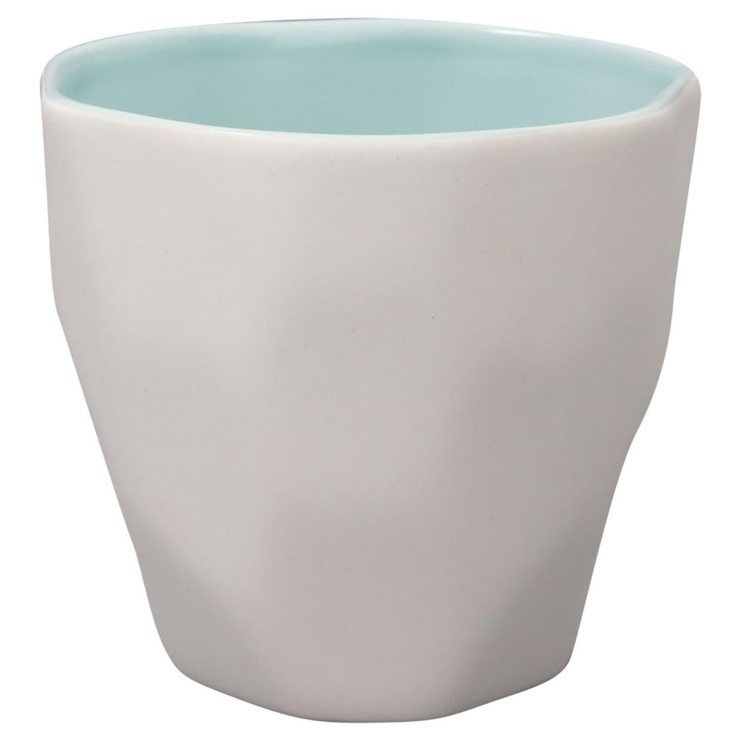 Latte Cup "Elements" - 10x9 cm (Pale Blue)