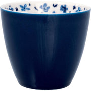 Latte Cup "Dahla" - 10x9 cm (Blau)
