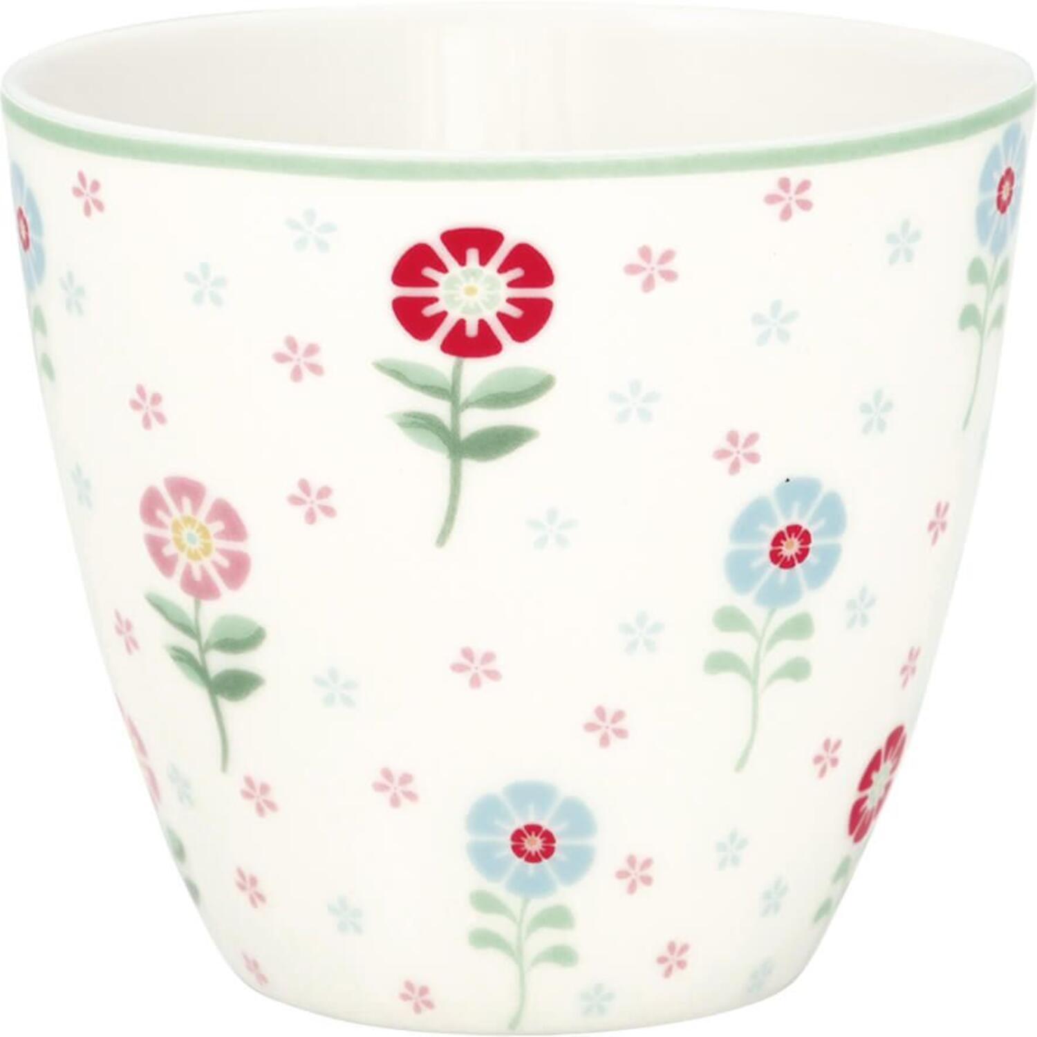 Latte Cup "Noella" - 10x9 cm (Weiß)