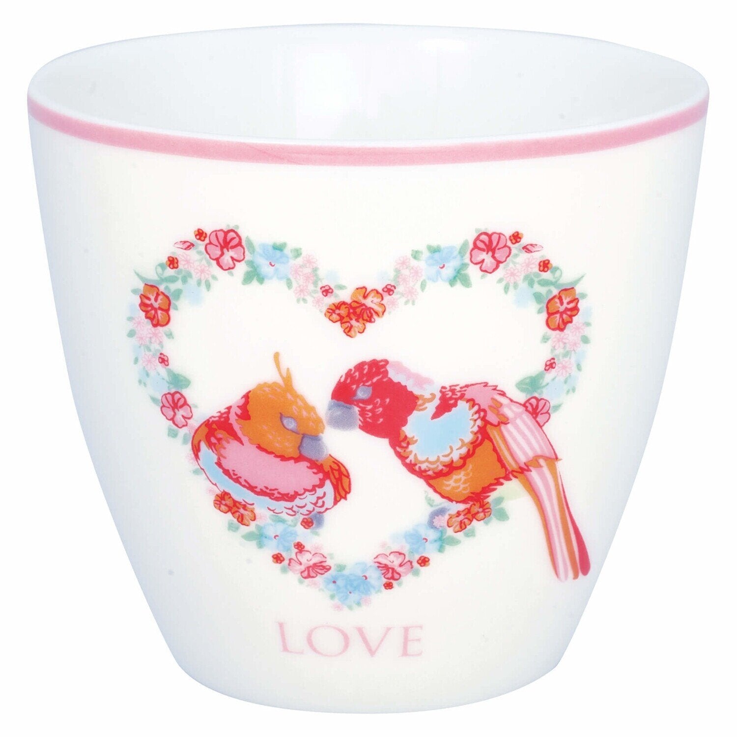 Latte Cup "Xenia Love" (White)