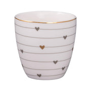 Mini Latte Cup "Grace" - 7x7 cm (Grau)