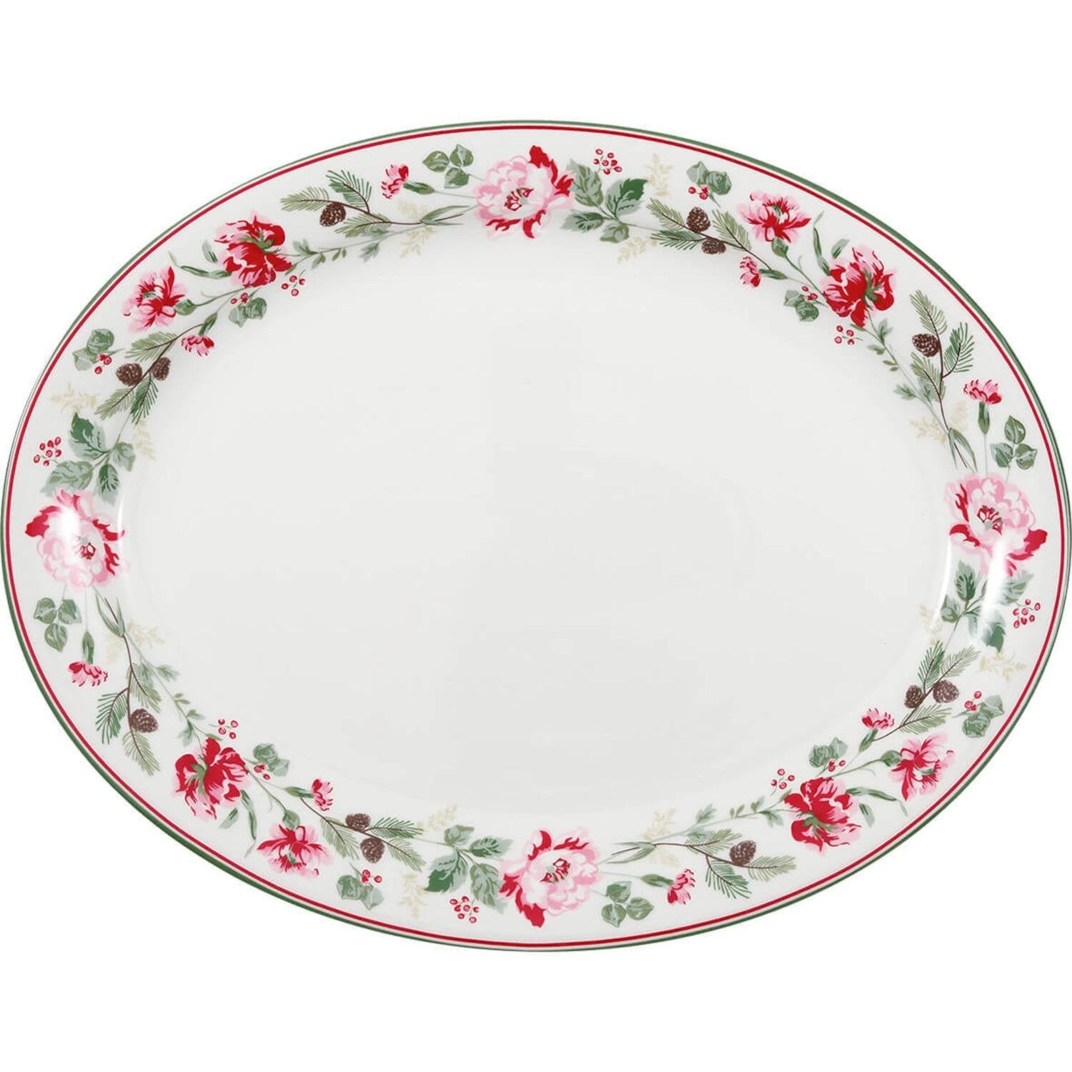 Servierplatte oval "Leonora" (White)
