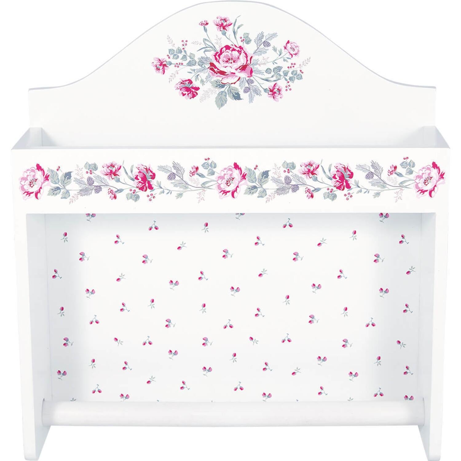 Küchenregal mit Gewürzablage "Leonora" (White)