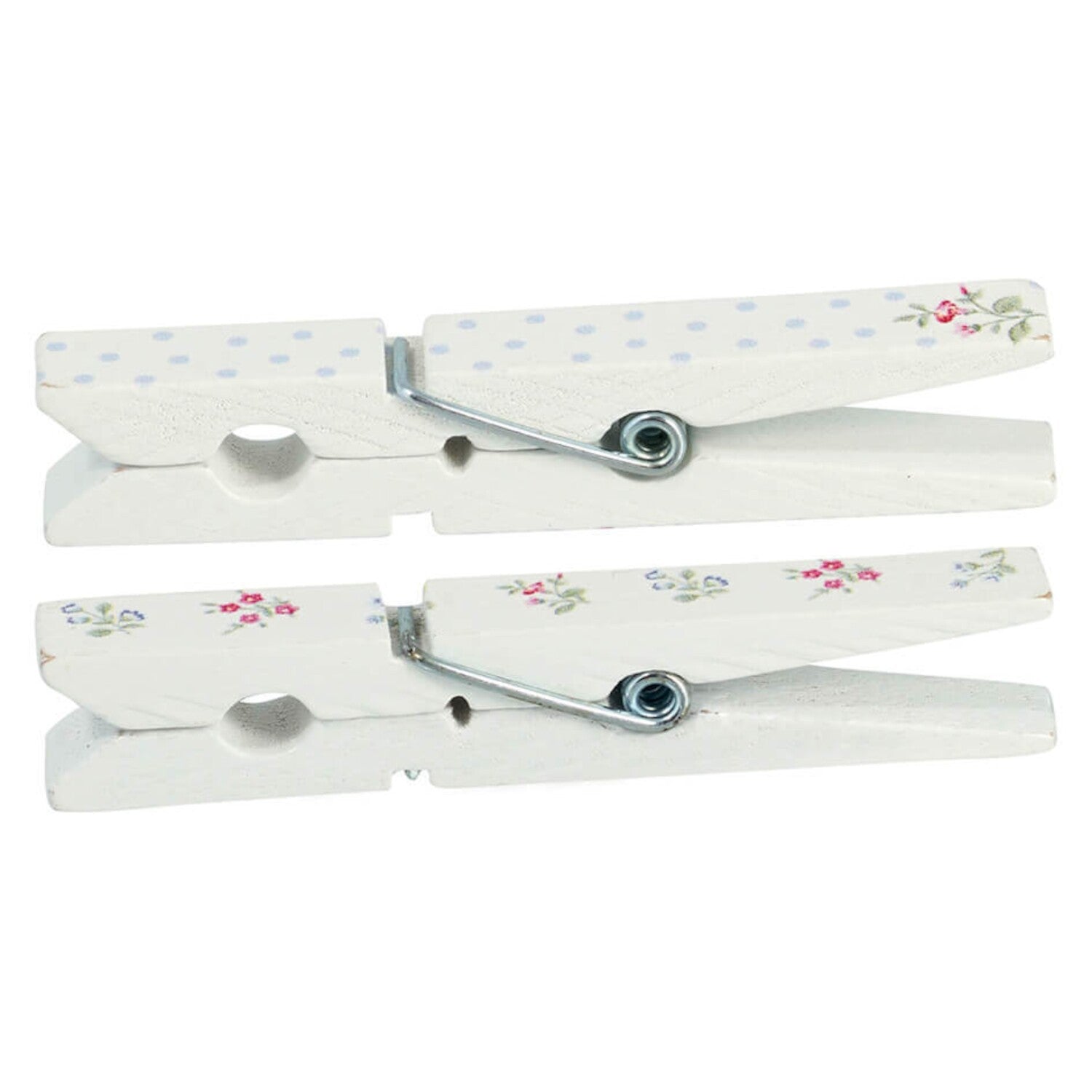 Wäscheklammern im 12er-Set "Elwin" - Klein (White)