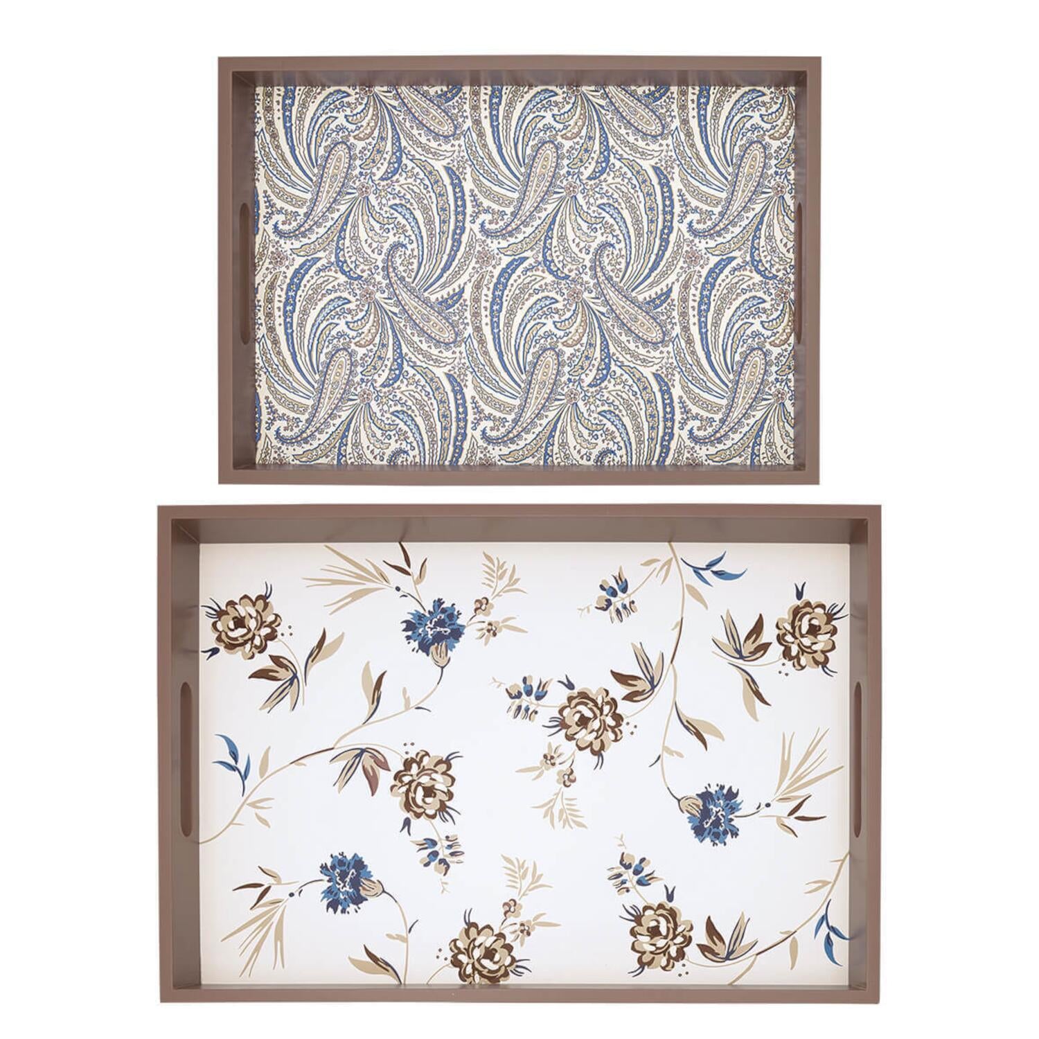 Tablett im 2er-Set "Uma" (Beige)
