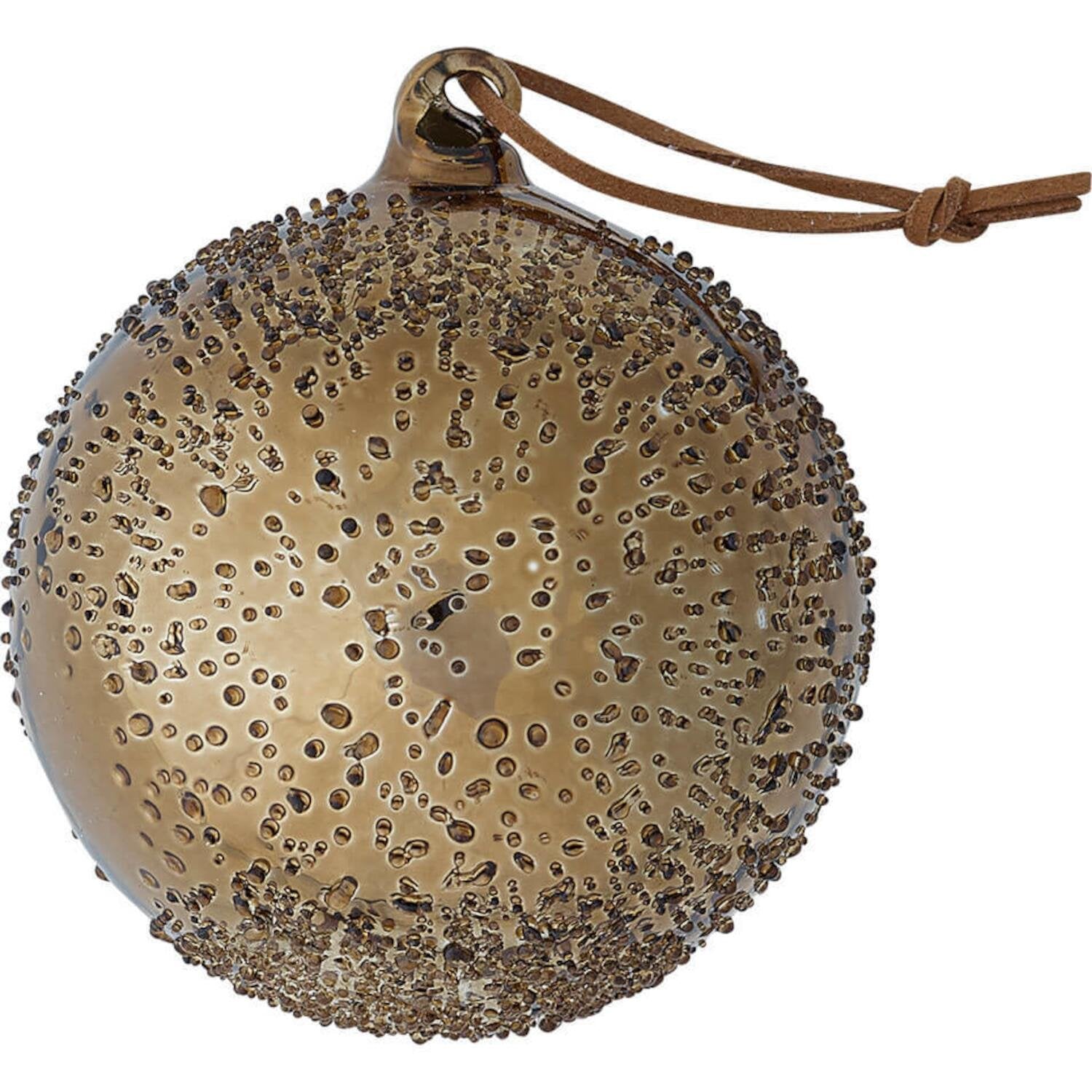 Weihnachtskugel "Crystal" - Groß (Braun)