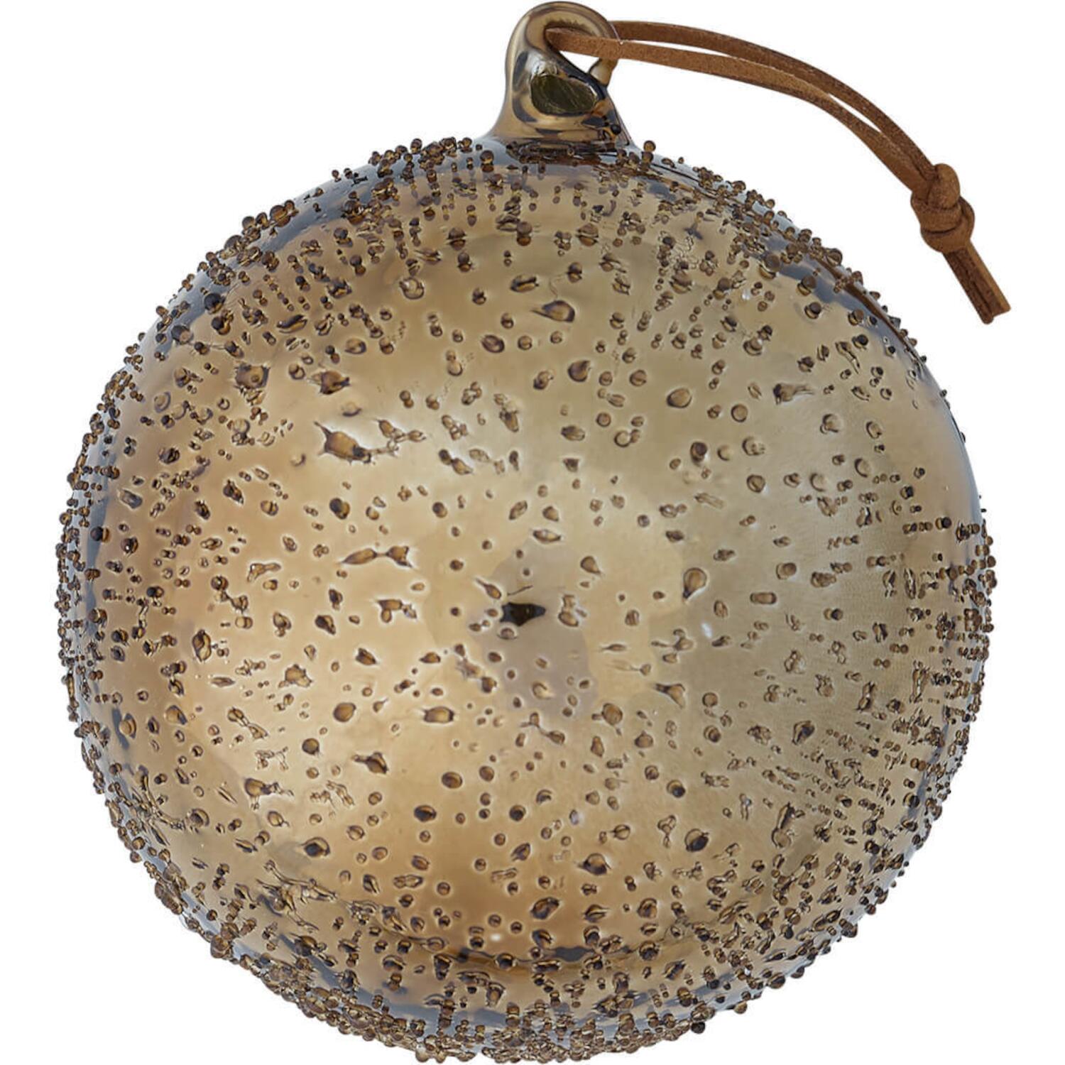 Weihnachtskugel "Crystal" - Extragroß (Braun)