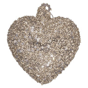 Baumschmuck "Heart" - L (Champagne Glitter )