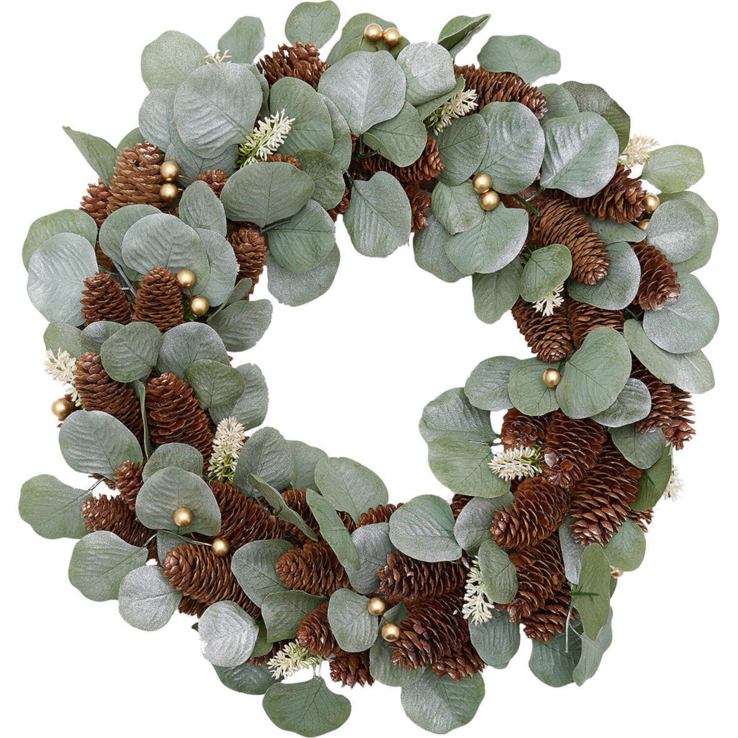 Weihnachtskranz "Laura" - Groß (White) GreenGate