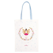 Baumwolltasche "Cindarella Xmas" - 34x45 cm (Weiß)