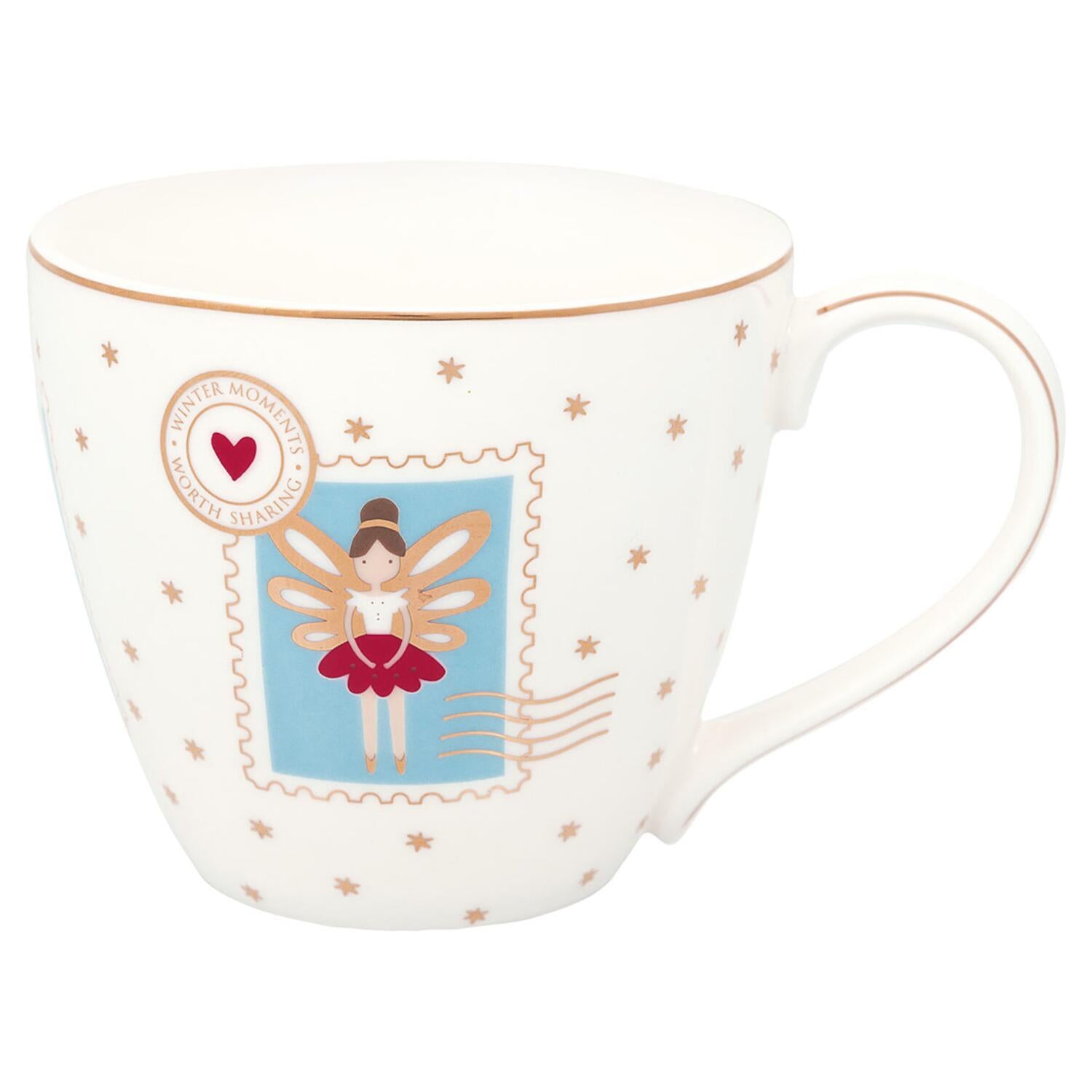 Becher "Cindarella Xmas" - 0,3 l (Weiß)