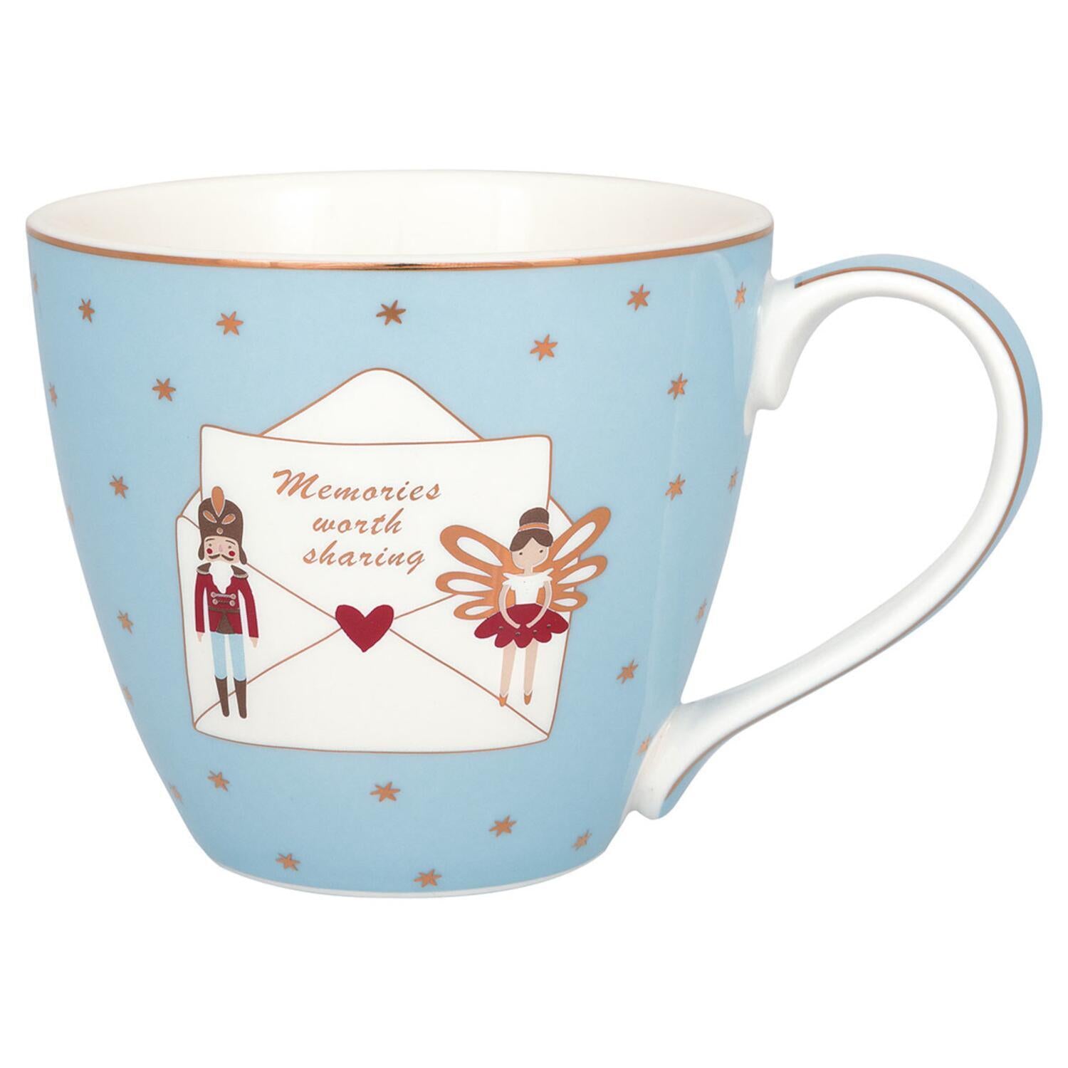 Becher "Xmas Letter" - 0,3 l (Pale Blue)