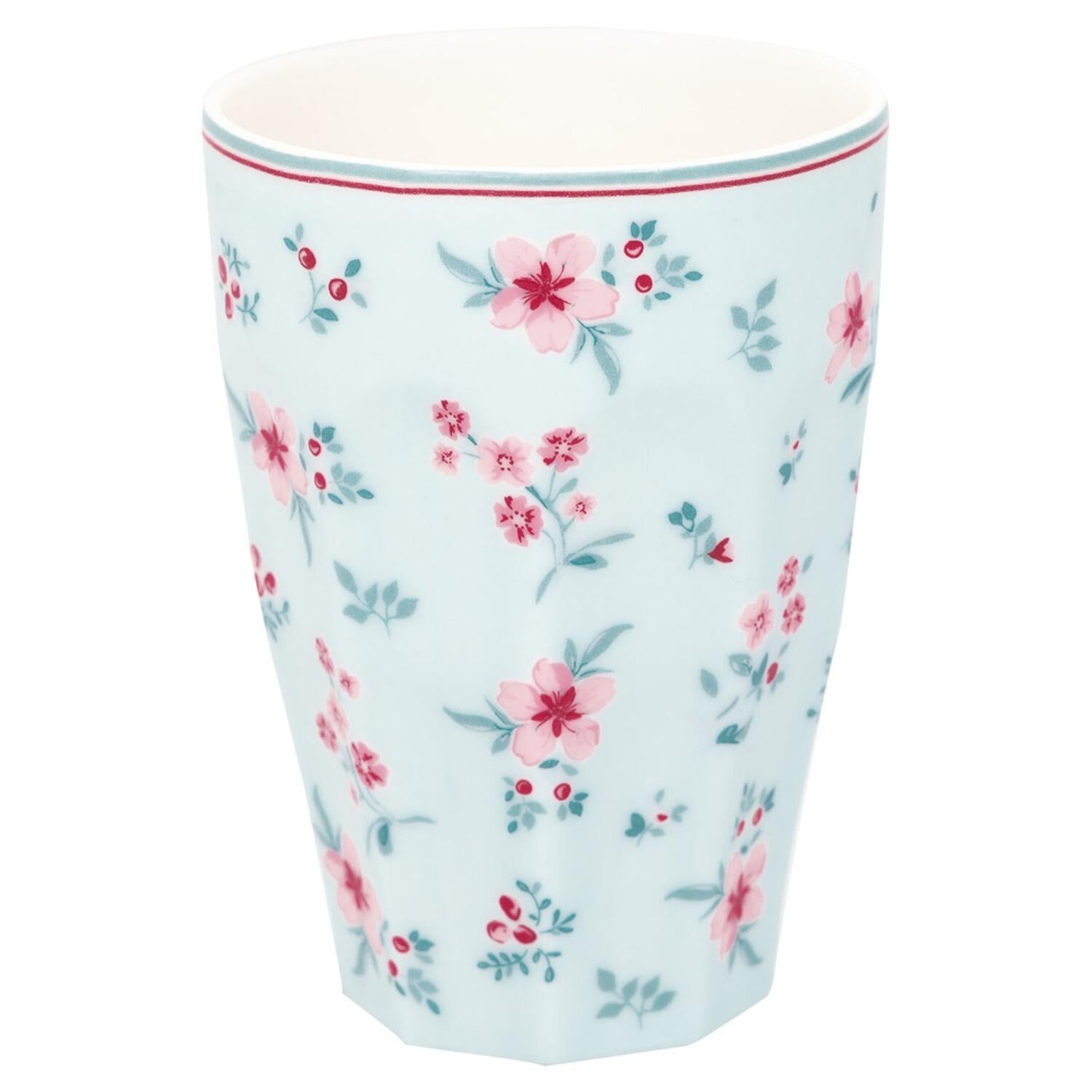 French Latte Becher "Sila" - 9x12,5 cm (Pale Blue)