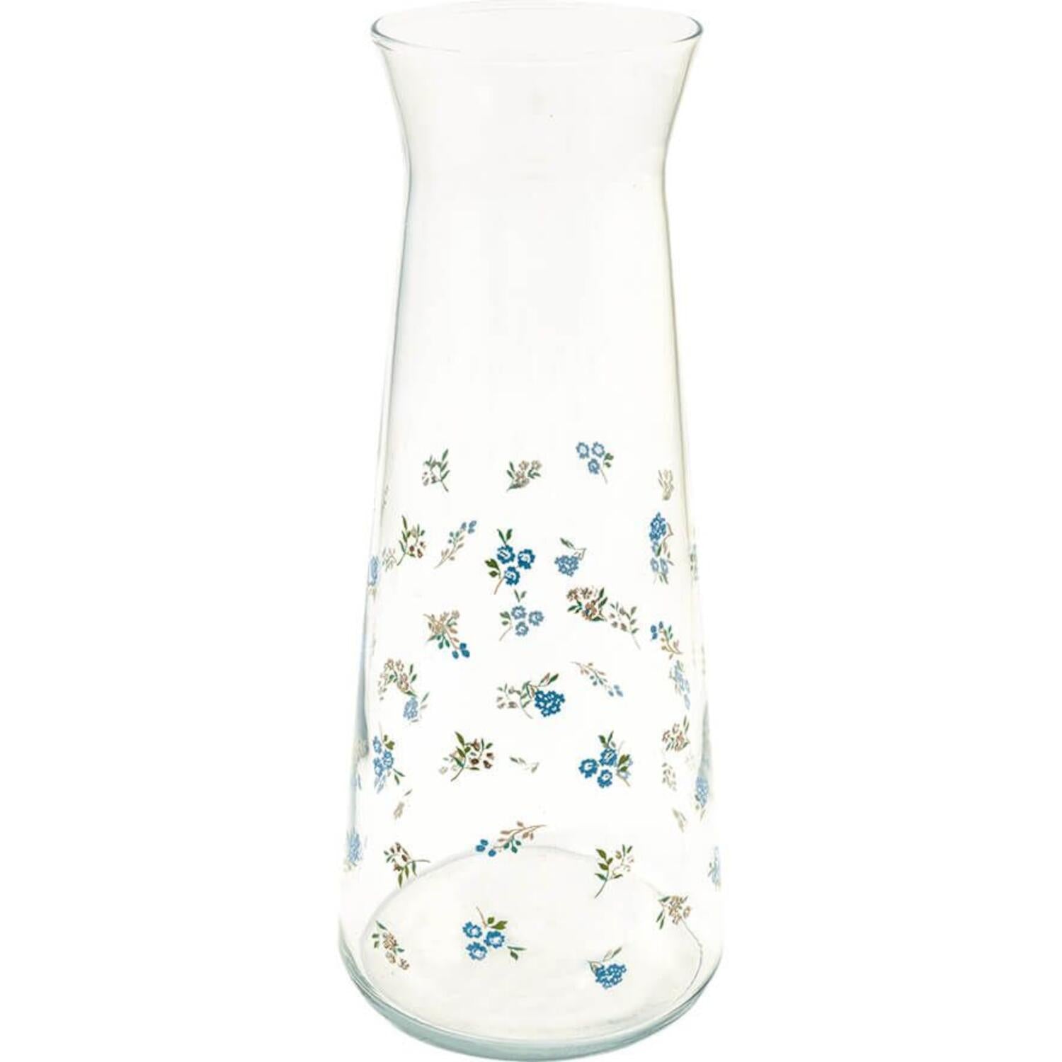 Glas-Karaffe "Christina" - 1 l (Weiß)
