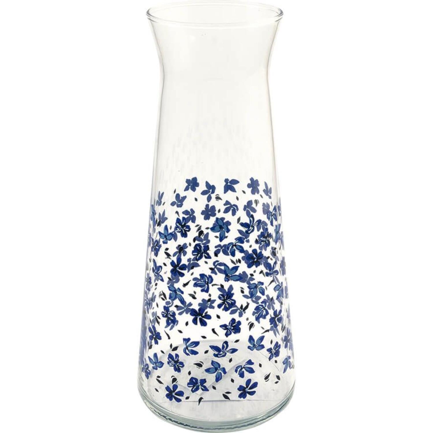 Glas-Karaffe "Dahla" - 1 l (Weiß)