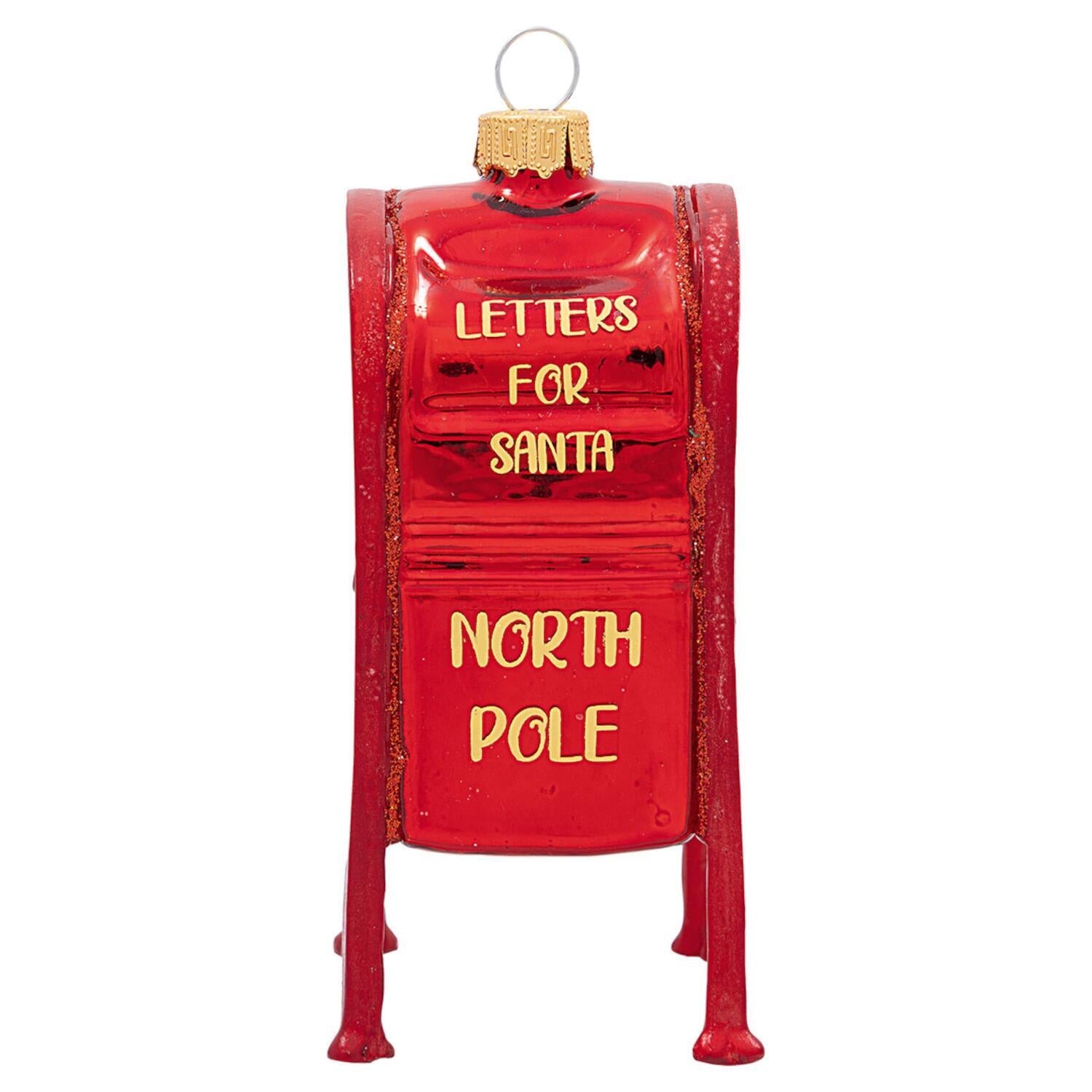 Glasornament "Postbox" - 11,5 cm (Rot) GreenGate
