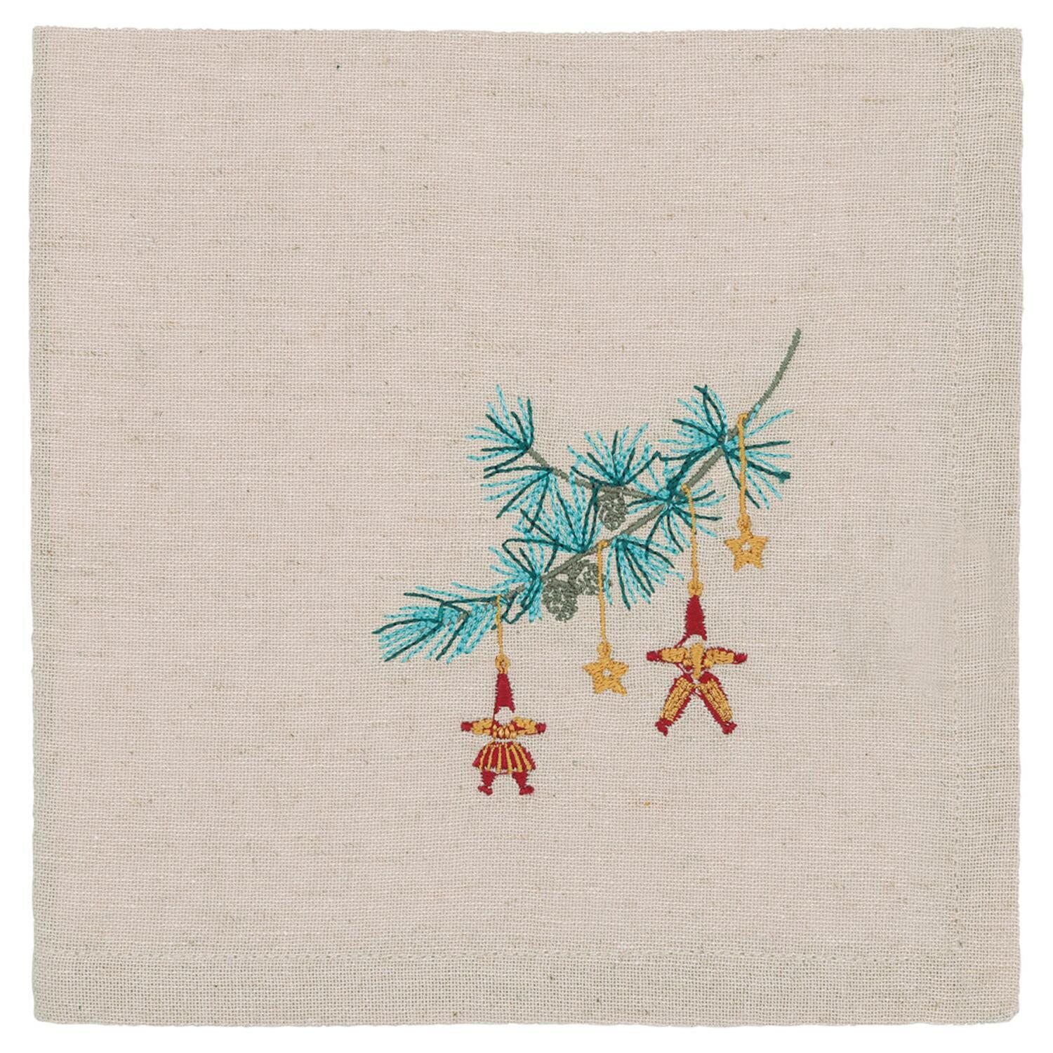 Stoffserviette "Juana" - 40x40 cm (Sand) GreenGate