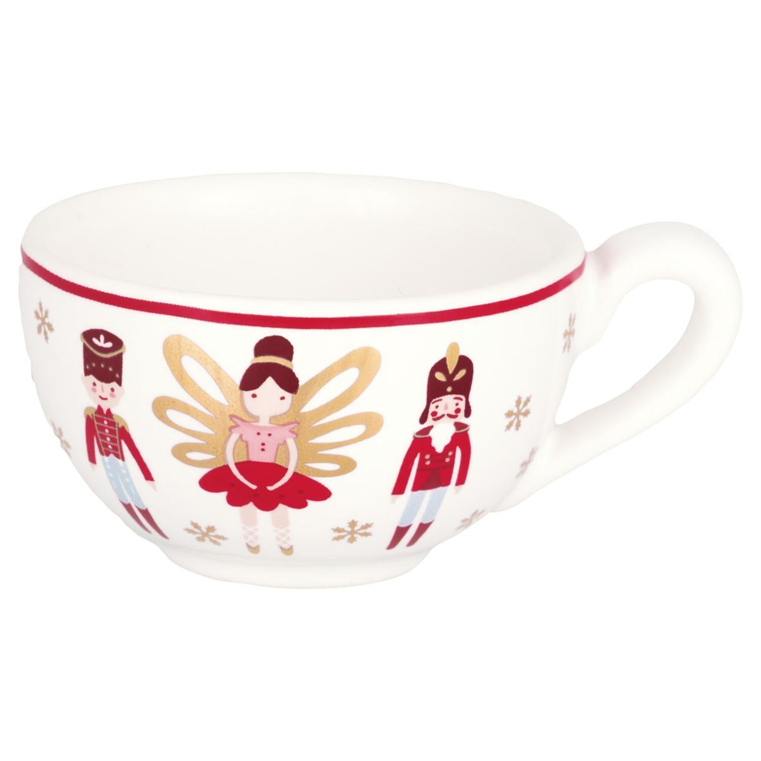 Tasse "Xmas" im 4er-Set - 5x3 cm (Gold Mix) GreenGate
