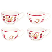 Tasse "Xmas" im 4er-Set - 5x3 cm (Gold Mix) GreenGate