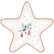 Teller "Star - Juana" - 15,5x15,5 cm (Weiß)